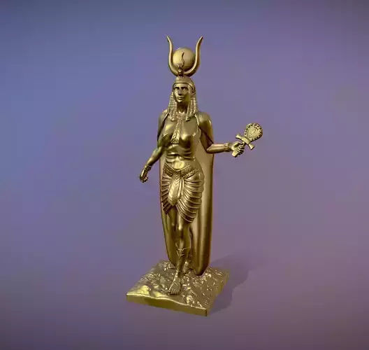 Estatua de la Diosa egipcia Isis 3D print model
