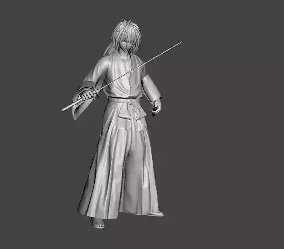 Himura Kenshin 3D Model 3D print model