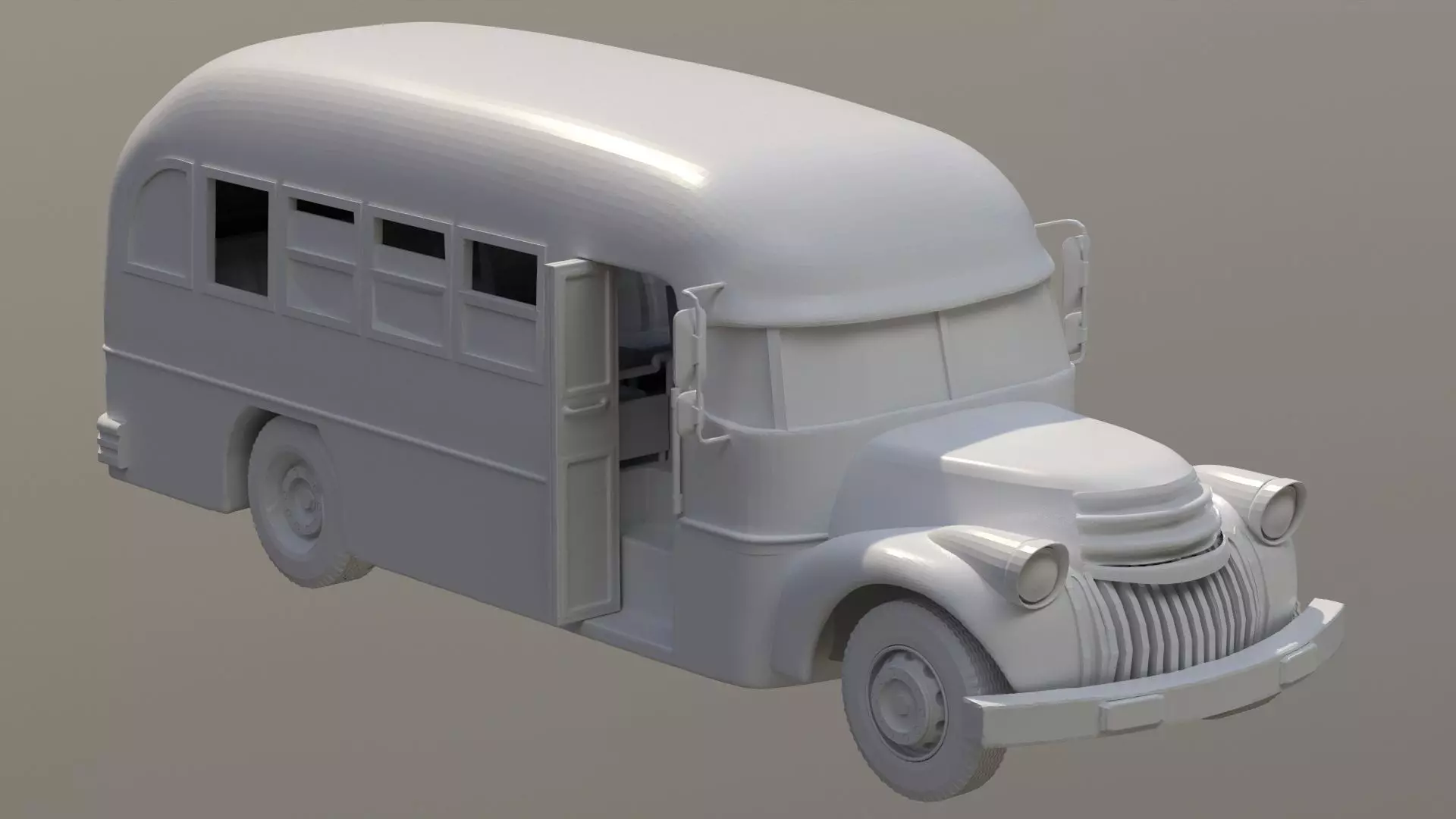 Colectivo Chevrolet modelo 1946 Printable Free 3D print model_0