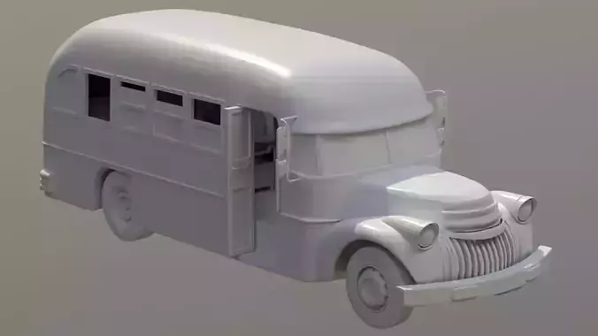 Colectivo Chevrolet modelo 1946 Printable