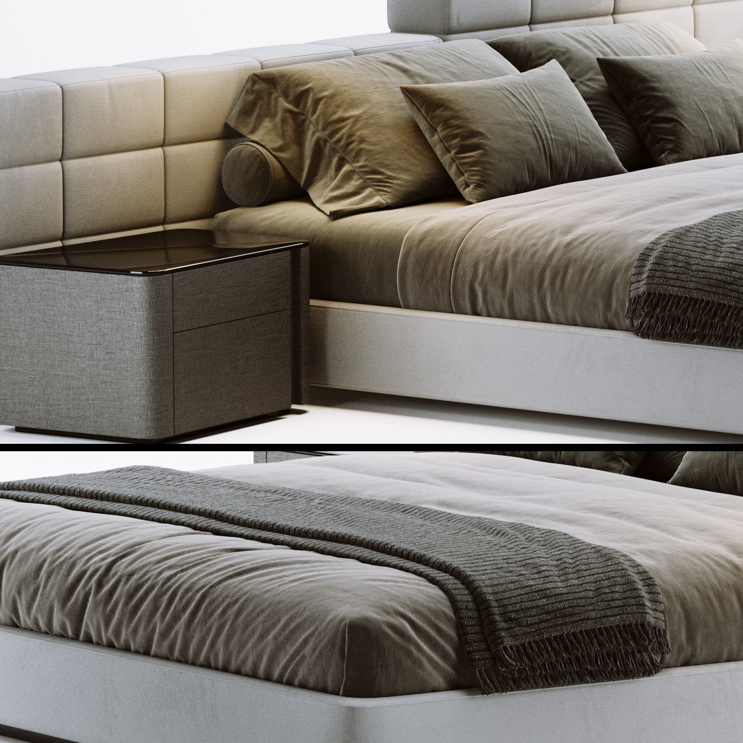 Lawrence Bed 3D model_7