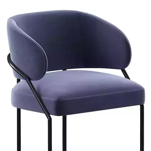 meridiani isetta dining chair