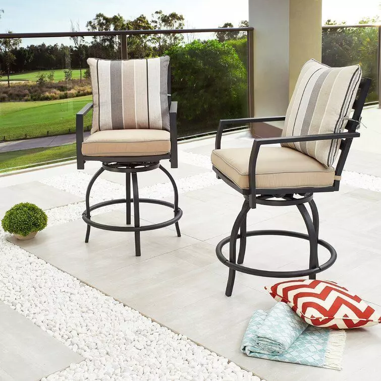 Briella Patio Bar Stool  3D model_0