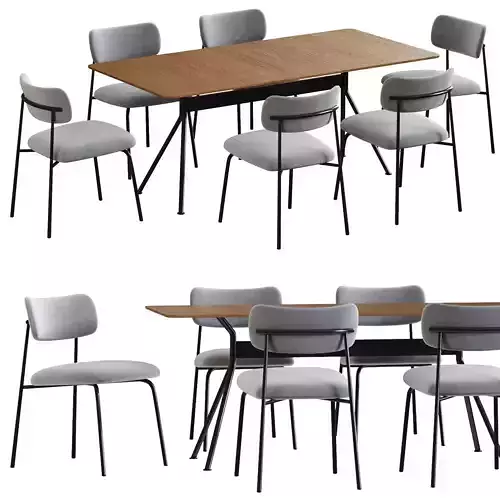 Aloa and Beso dining table