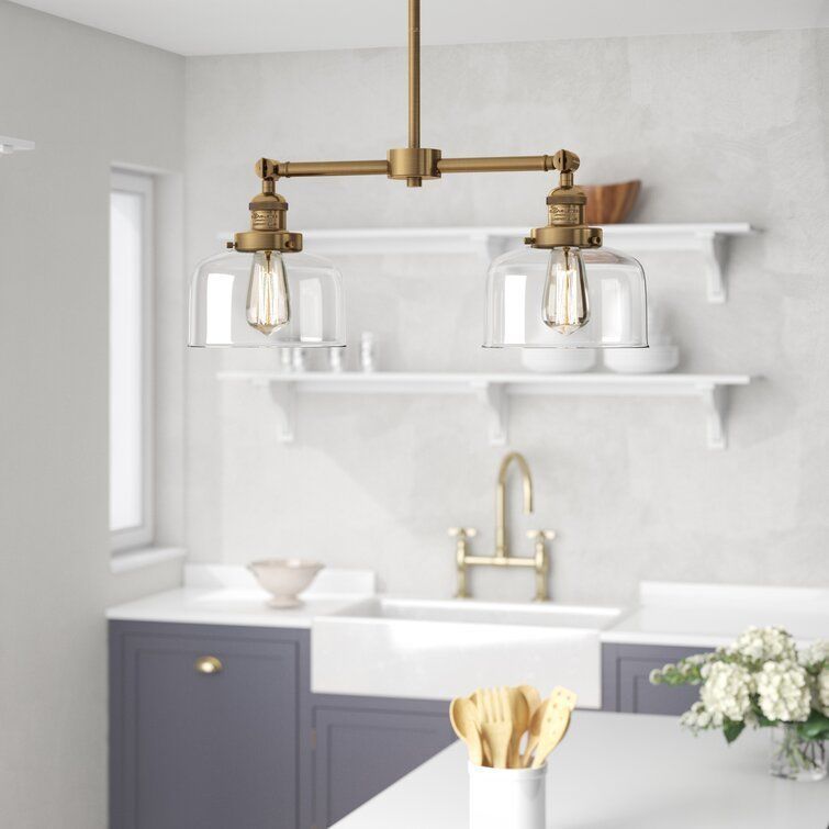 Frederica Light Kitchen Island Linear Pendant 3D model_4