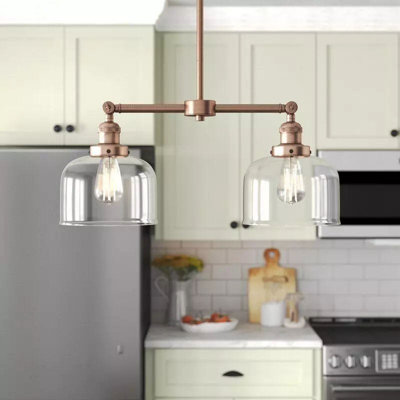 Frederica Light Kitchen Island Linear Pendant 3D model_0