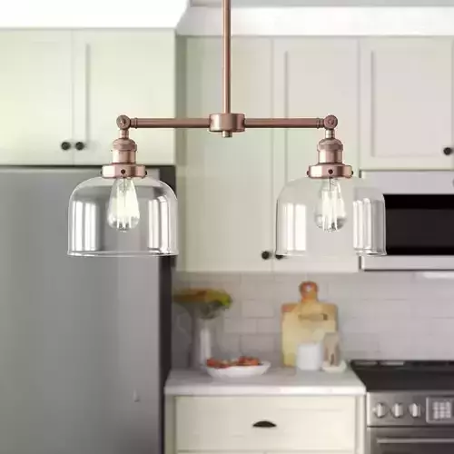 Frederica Light Kitchen Island Linear Pendant