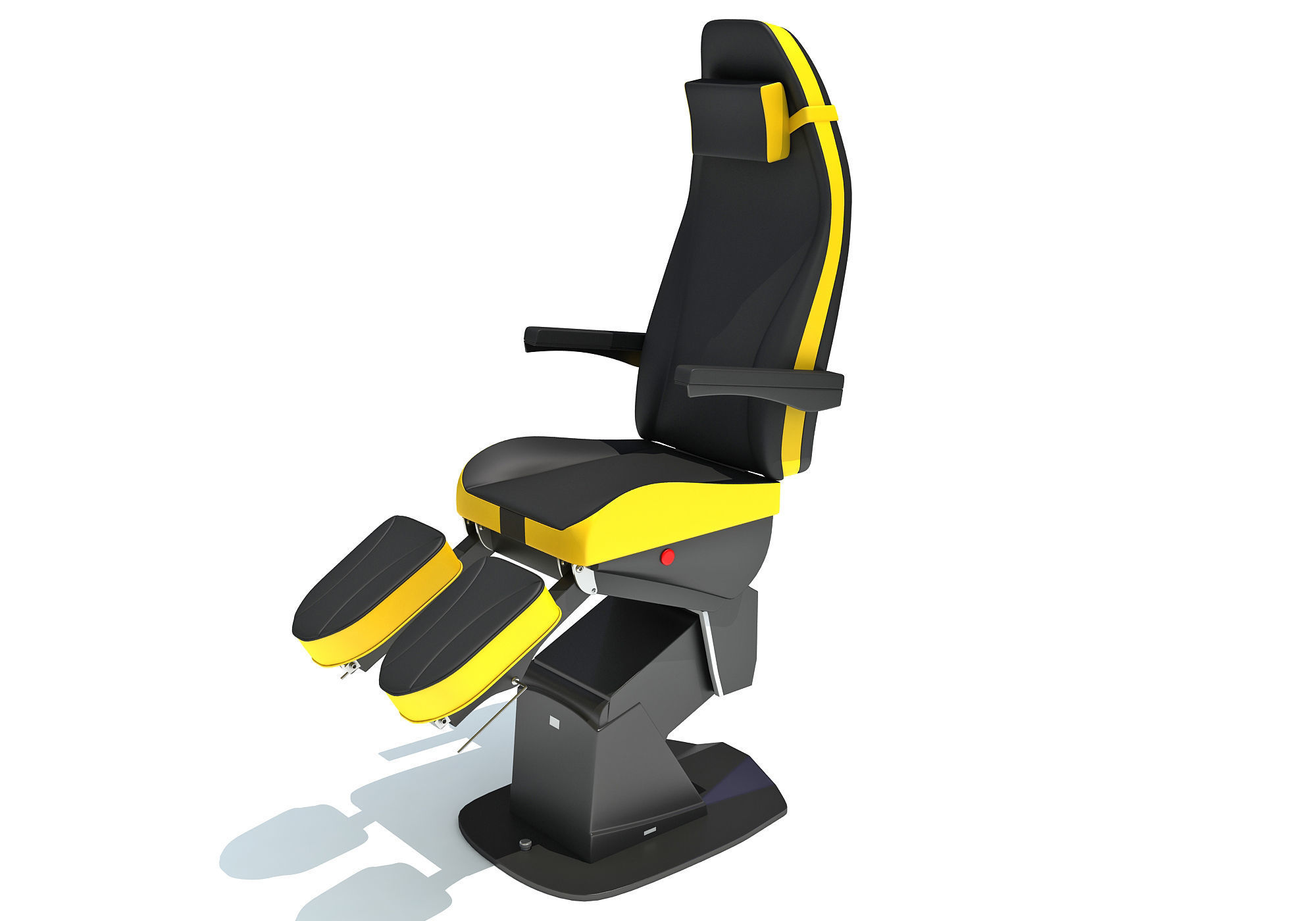 Medical Examination Chair 3D model_7