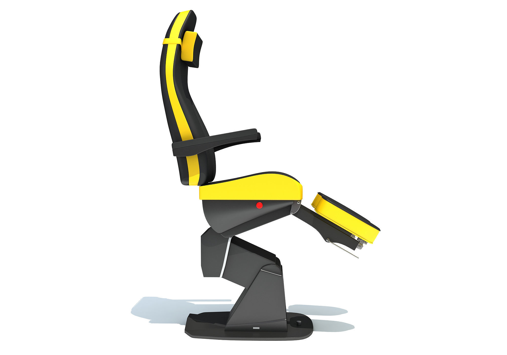 Medical Examination Chair 3D model_5