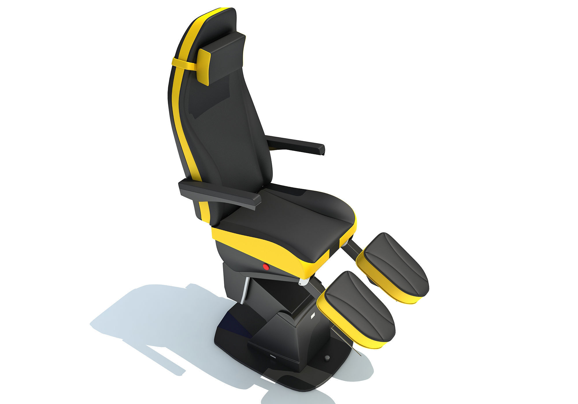 Medical Examination Chair 3D model_8