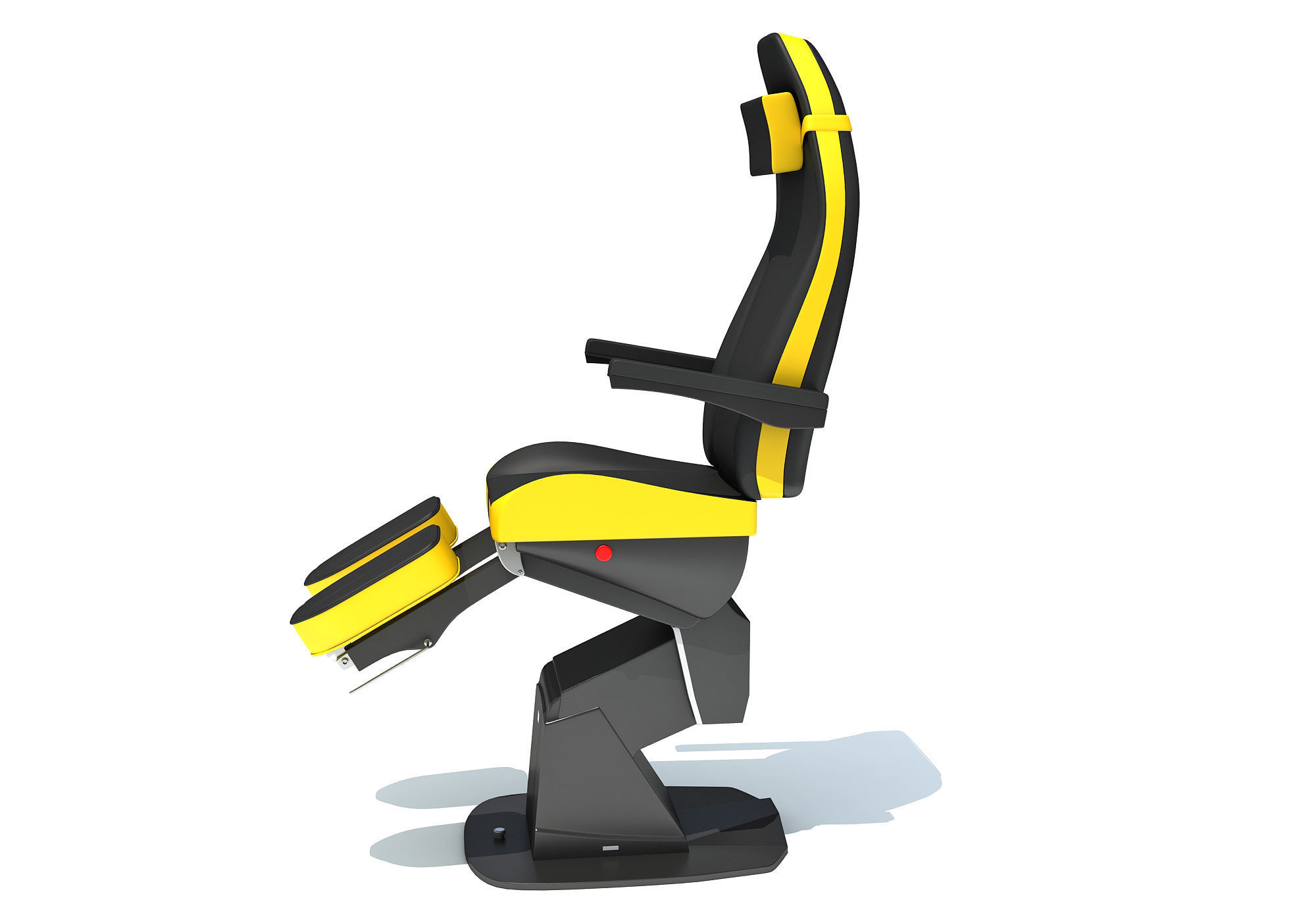 Medical Examination Chair 3D model_1