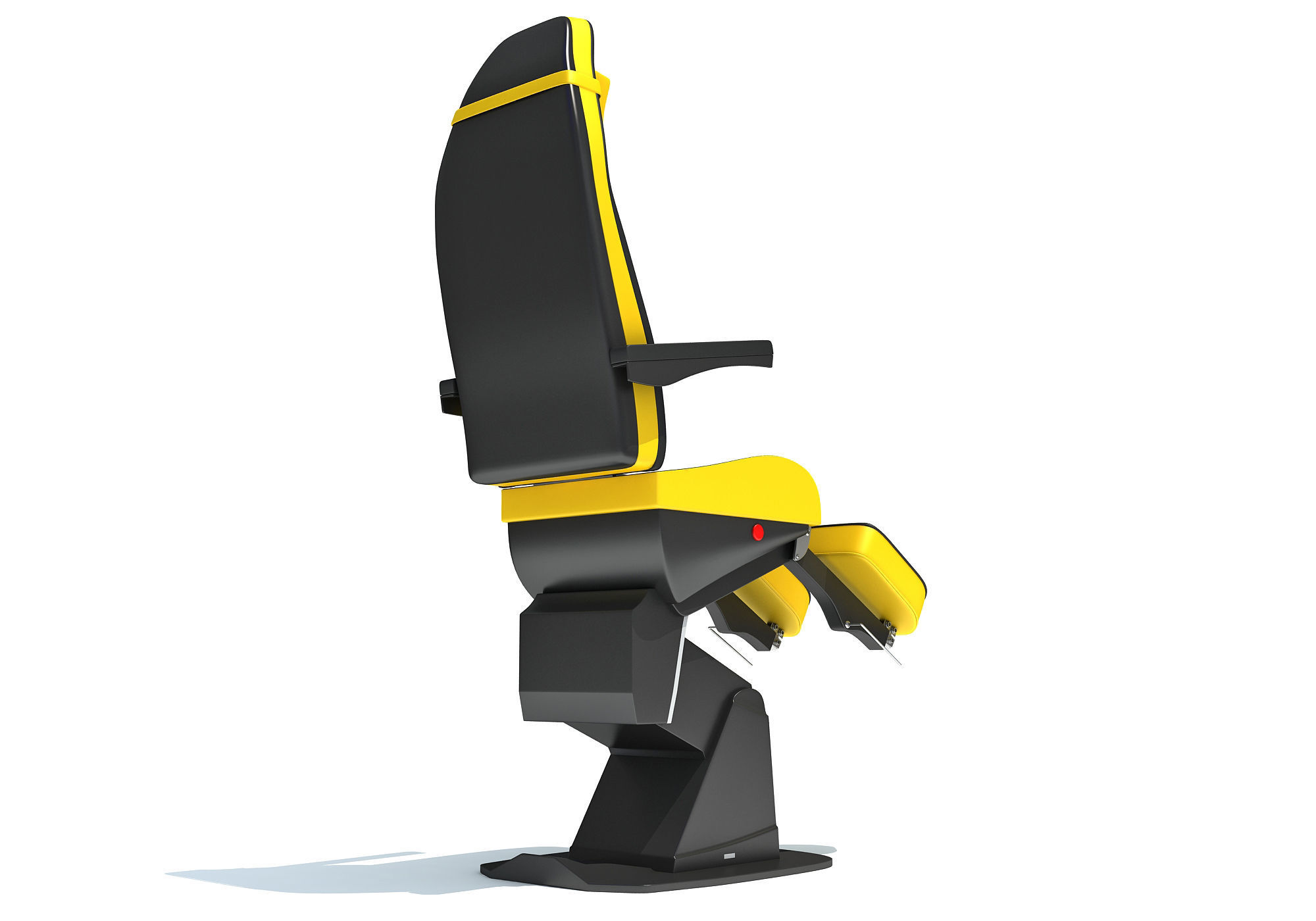 Medical Examination Chair 3D model_4