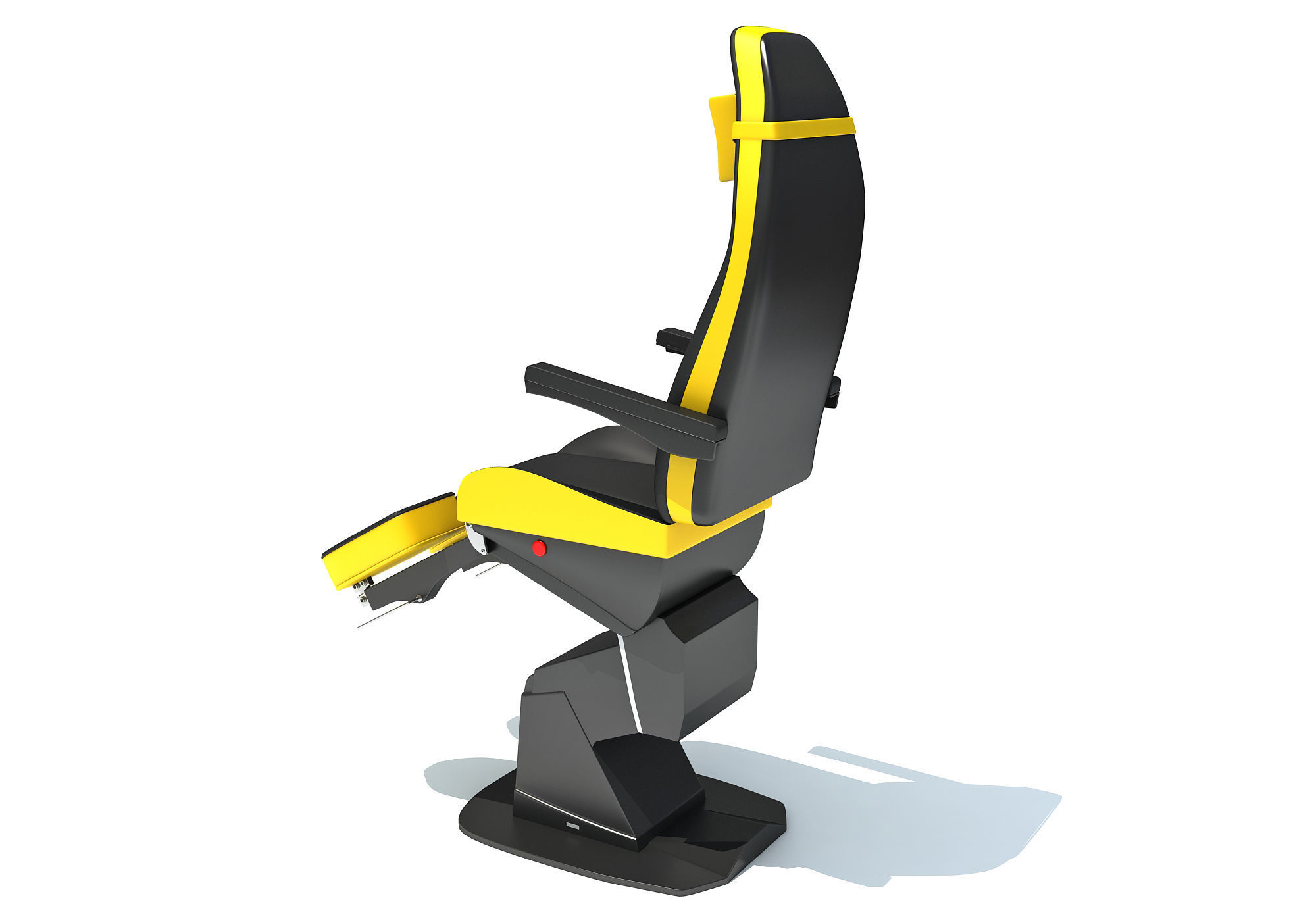 Medical Examination Chair 3D model_2