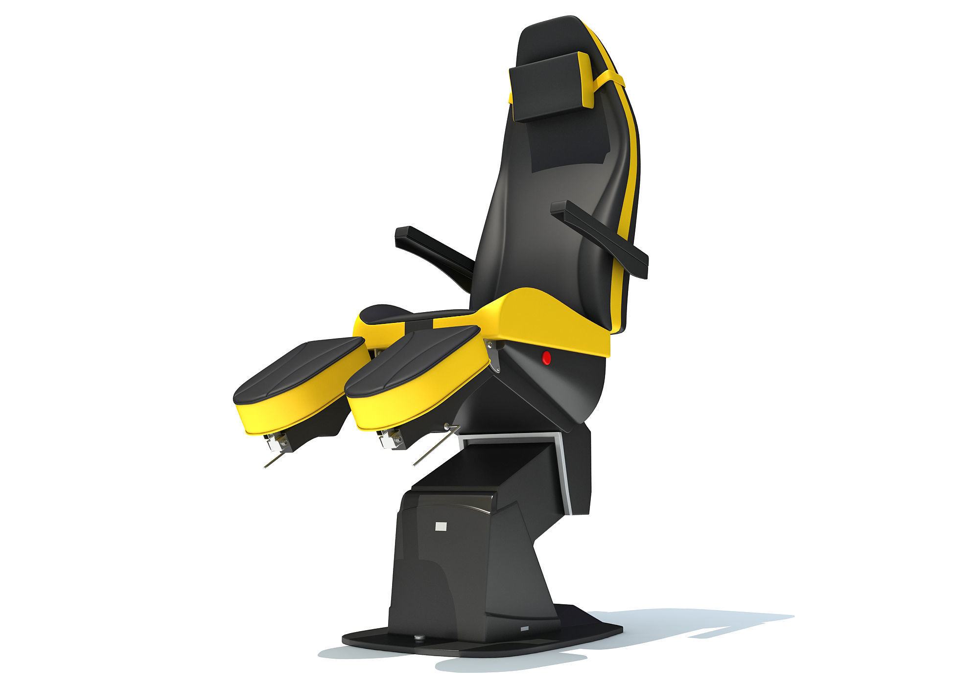 Medical Examination Chair 3D model_10