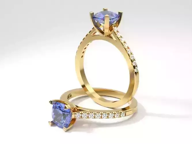 Cathedral Engagement Cushion Square 