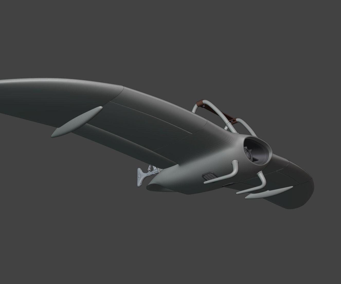 Nausicaa Glider and FoxSquirrel 3D print model_9