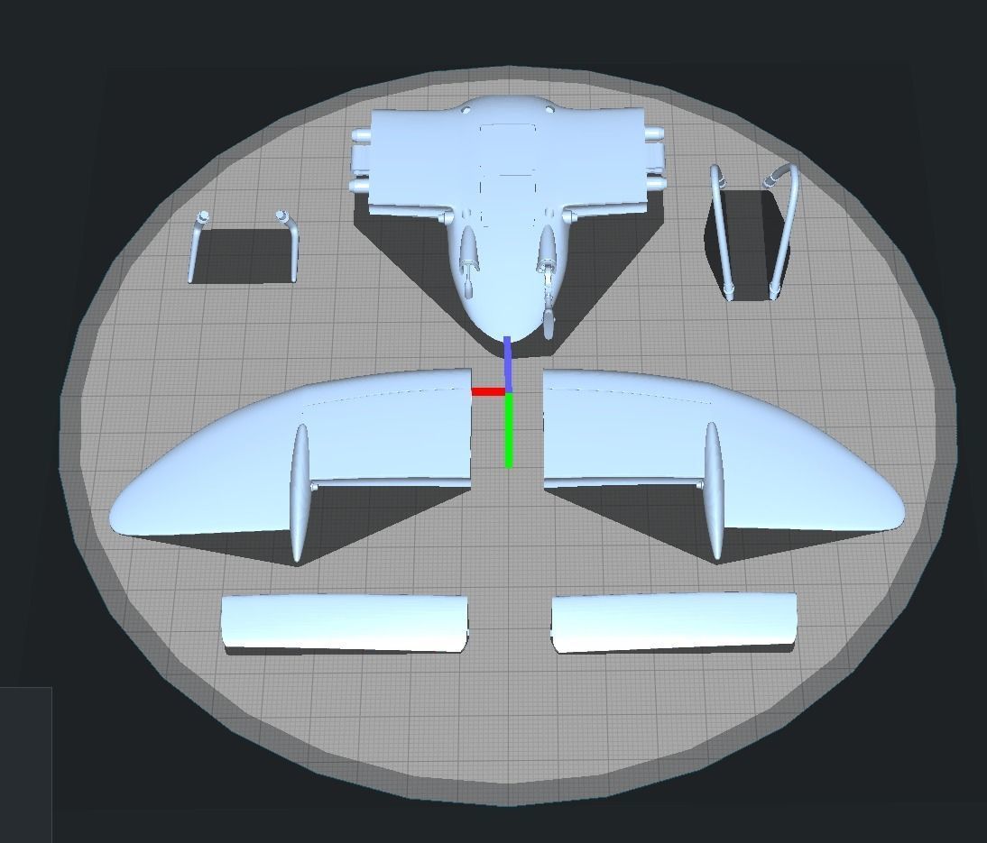 Nausicaa Glider and FoxSquirrel 3D print model_11