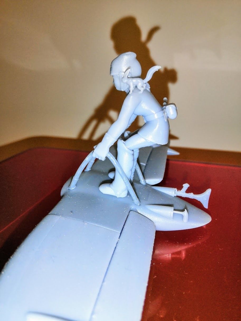 Nausicaa Glider and FoxSquirrel 3D print model_4