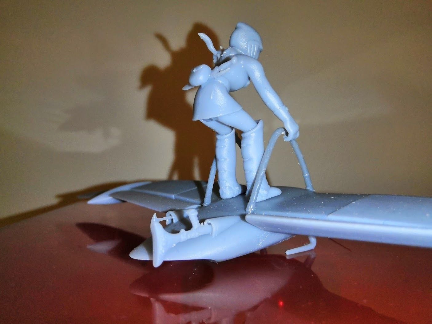 Nausicaa Glider and FoxSquirrel 3D print model_6