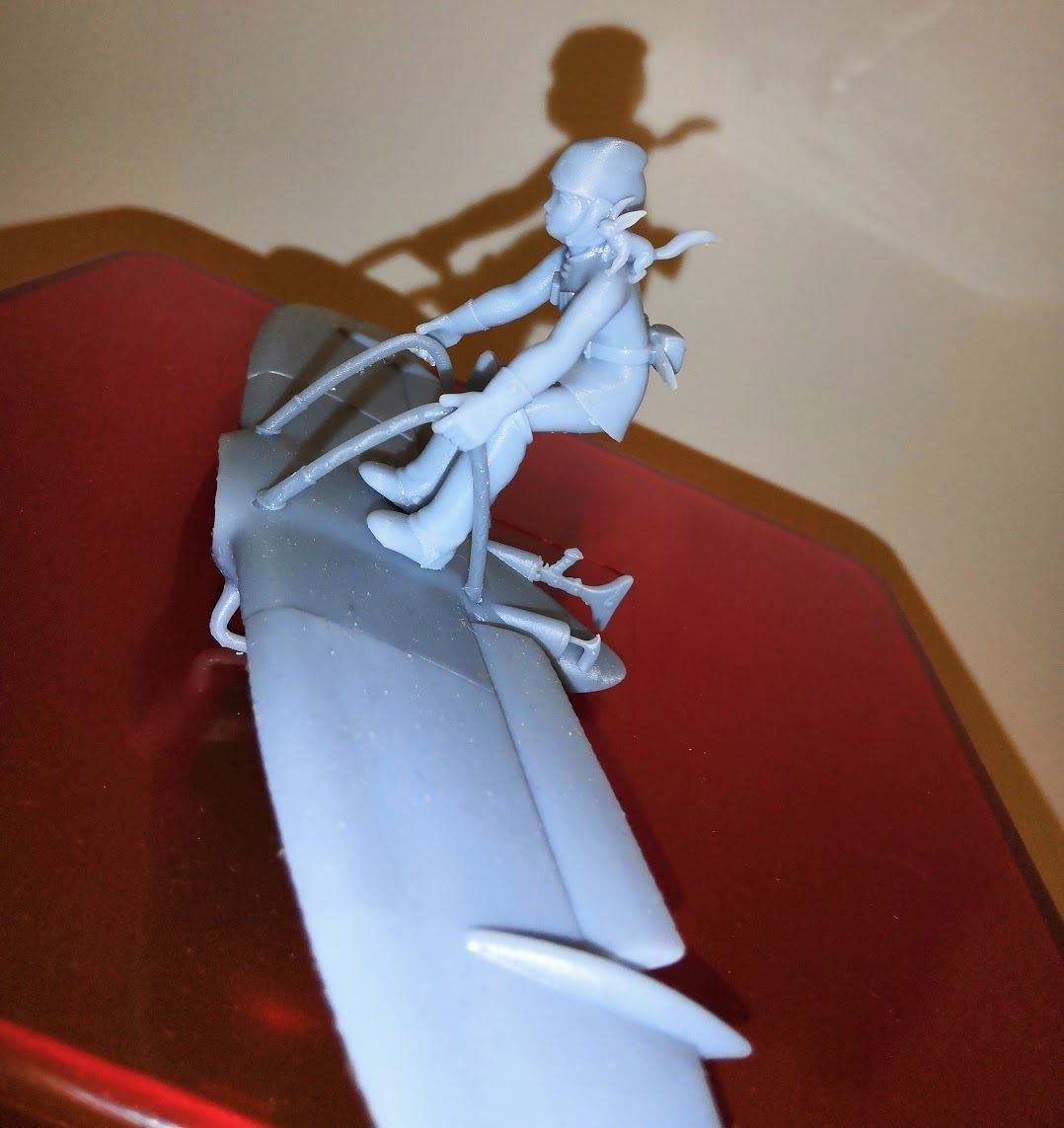 Nausicaa Glider and FoxSquirrel 3D print model_3