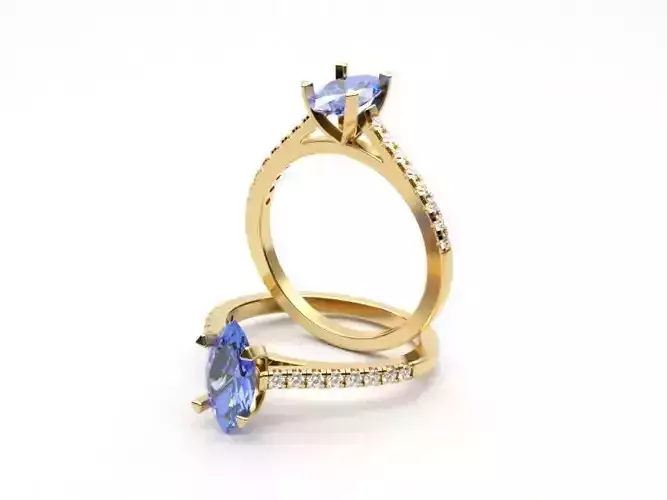 Cathedral Engagement Marquise