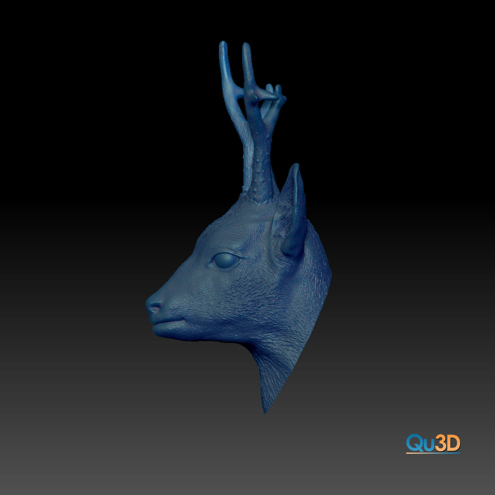 Deer man-High-end 3D print model highpoly 3D print model_7