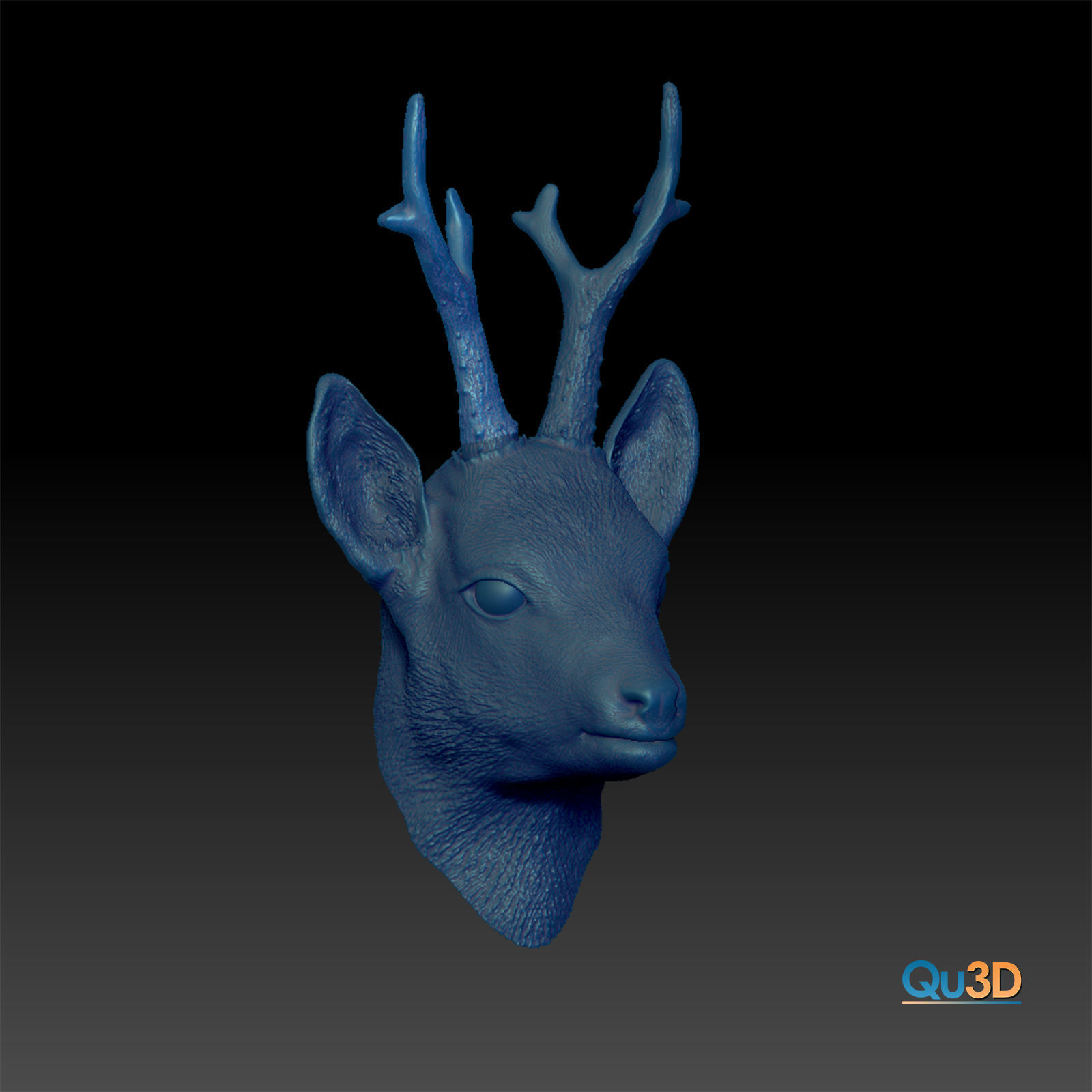 Deer man-High-end 3D print model highpoly 3D print model_1