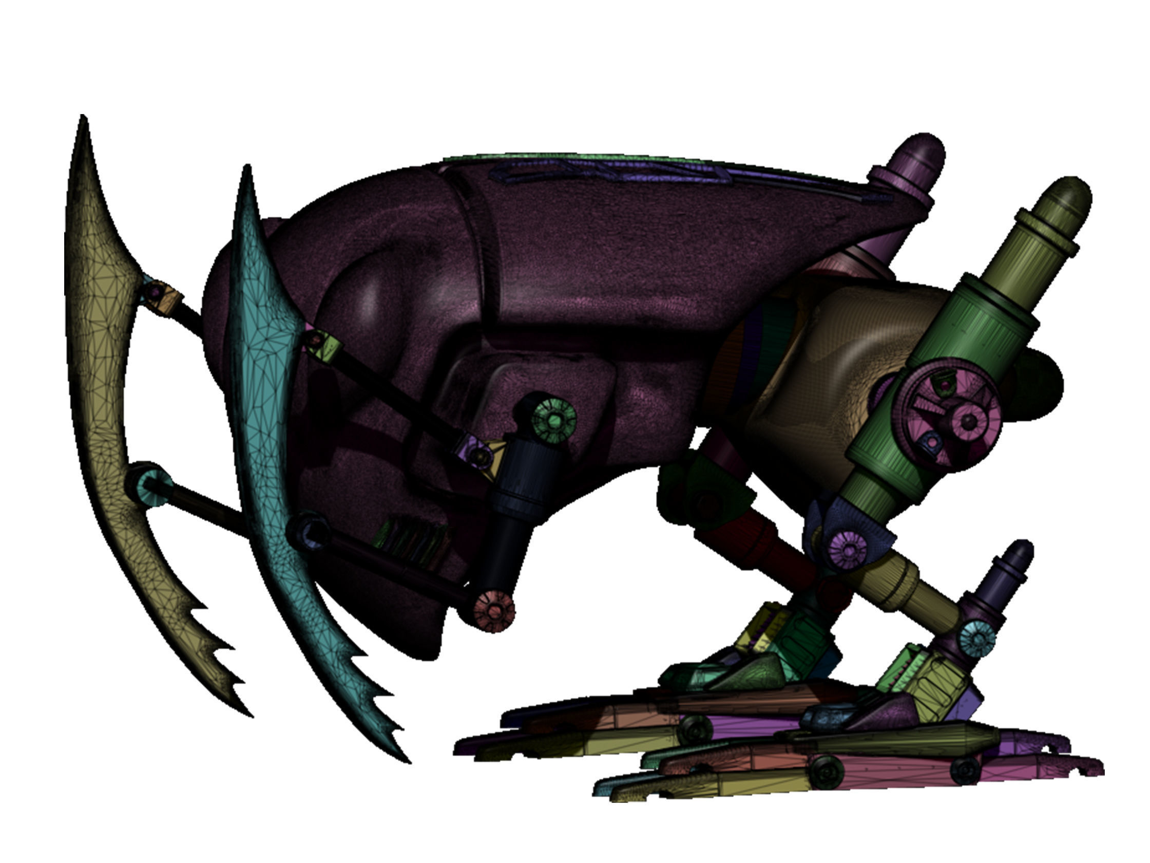 Mantis Robothelmets Series Sci Fi 3D print model_7