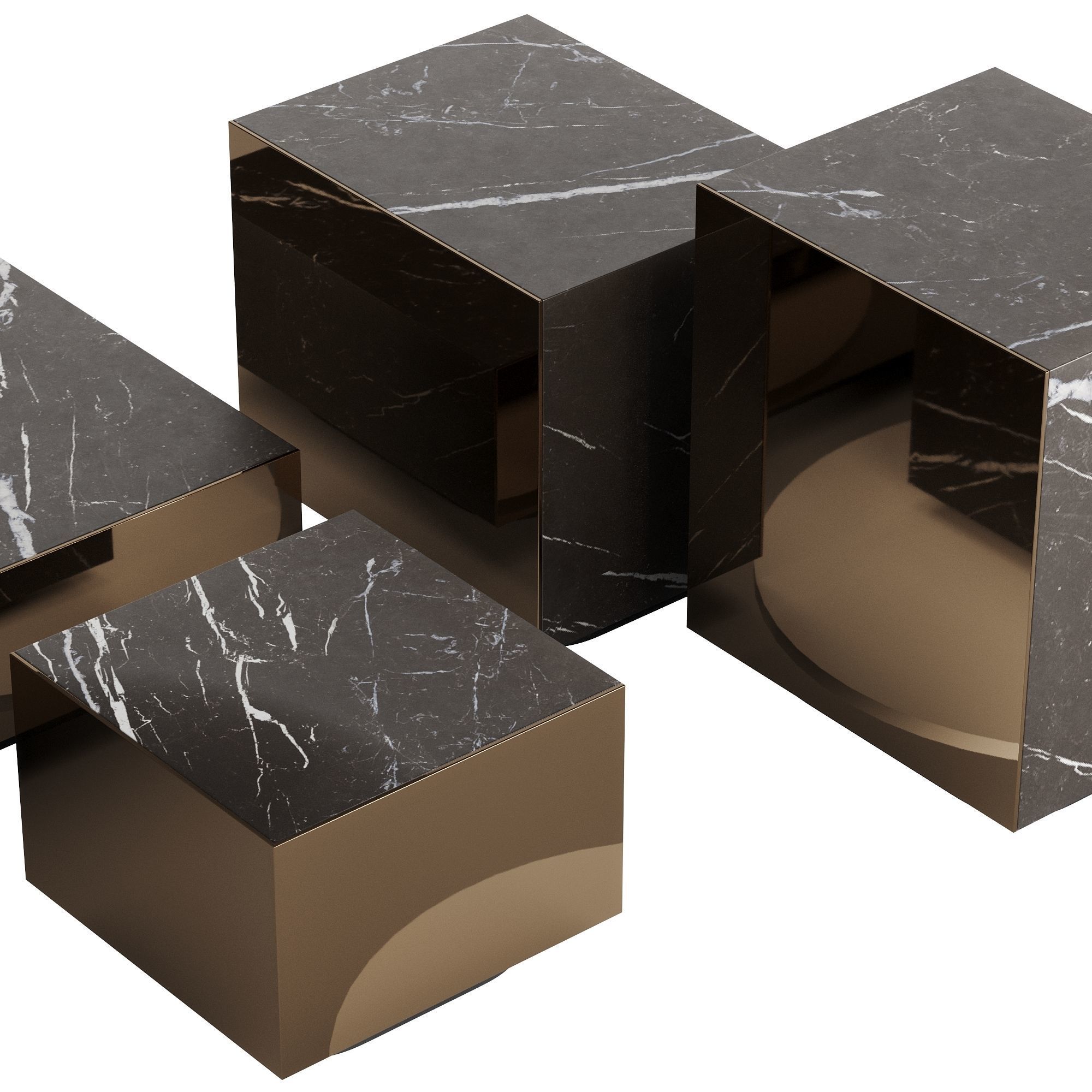 Fendi Prisme Sahara Noir Low-poly 3D model_5