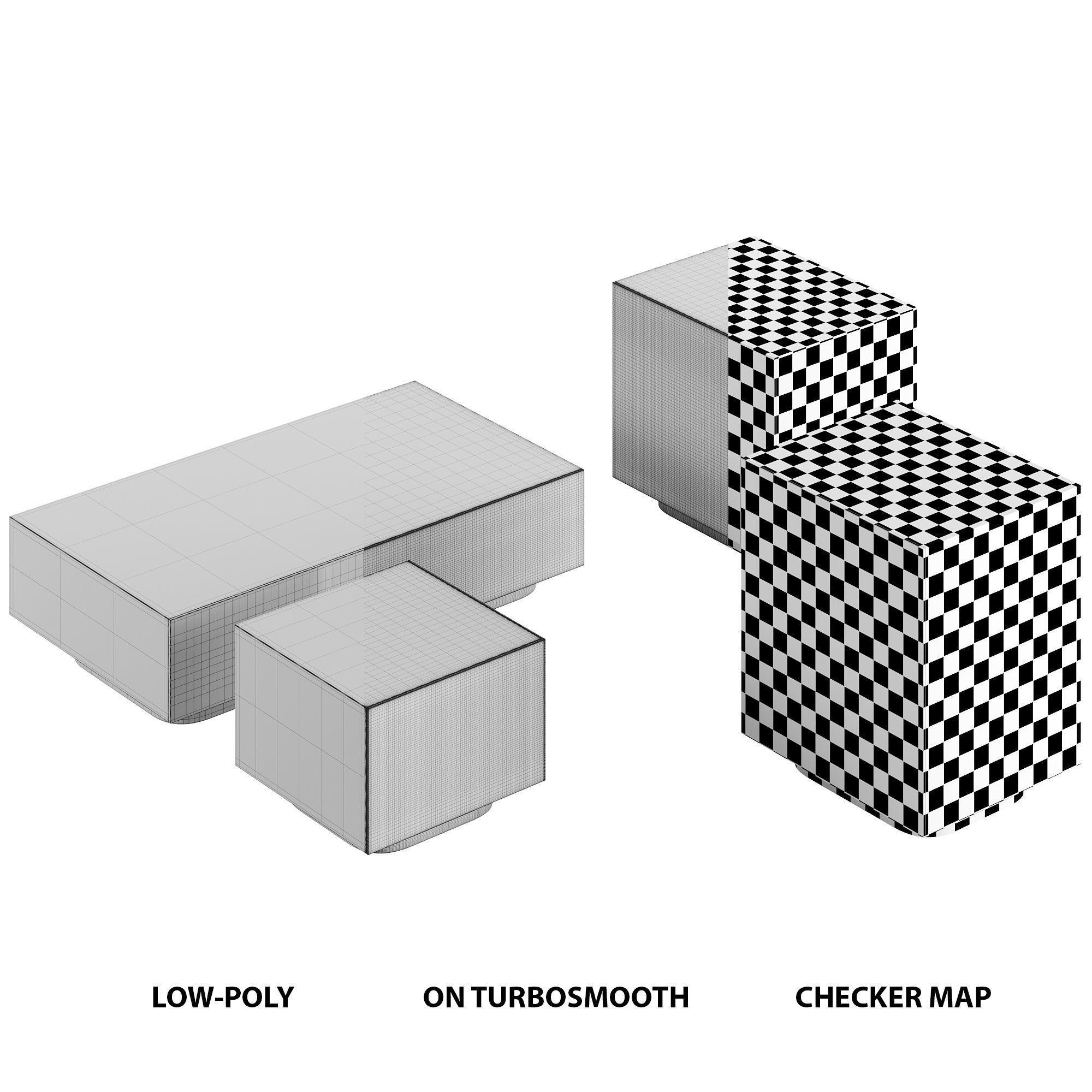 Fendi Prisme Sahara Noir Low-poly 3D model_3