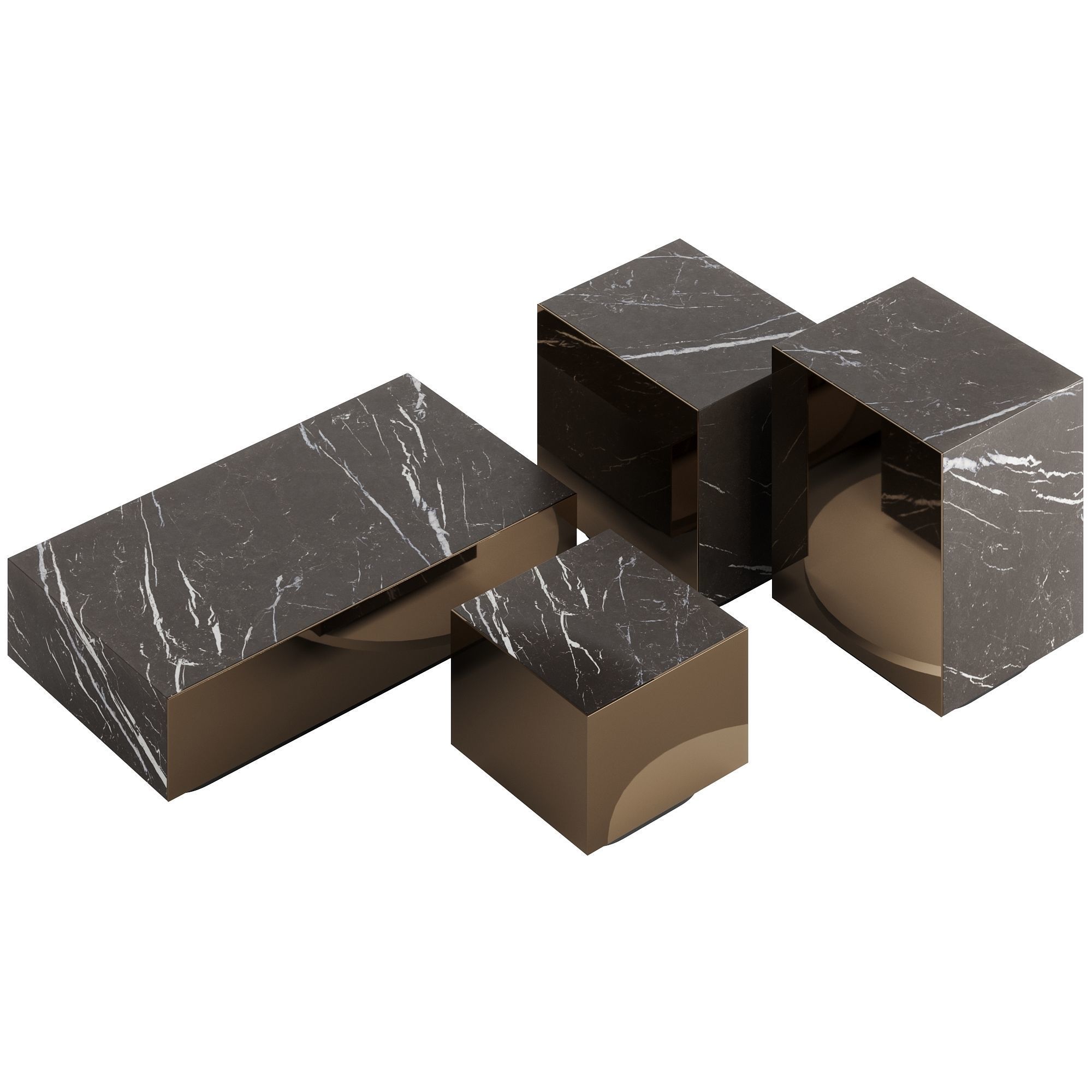 Fendi Prisme Sahara Noir Low-poly 3D model_4