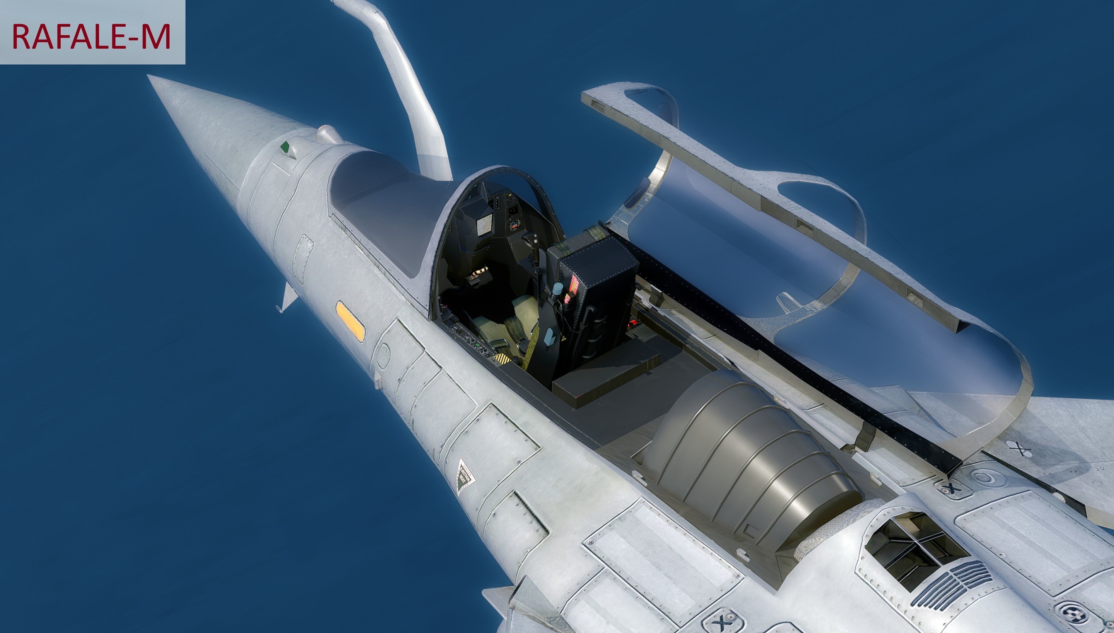 Dassault Rafale Collection - Rigged-High Resolution Cocpit Low-poly 3D model_38