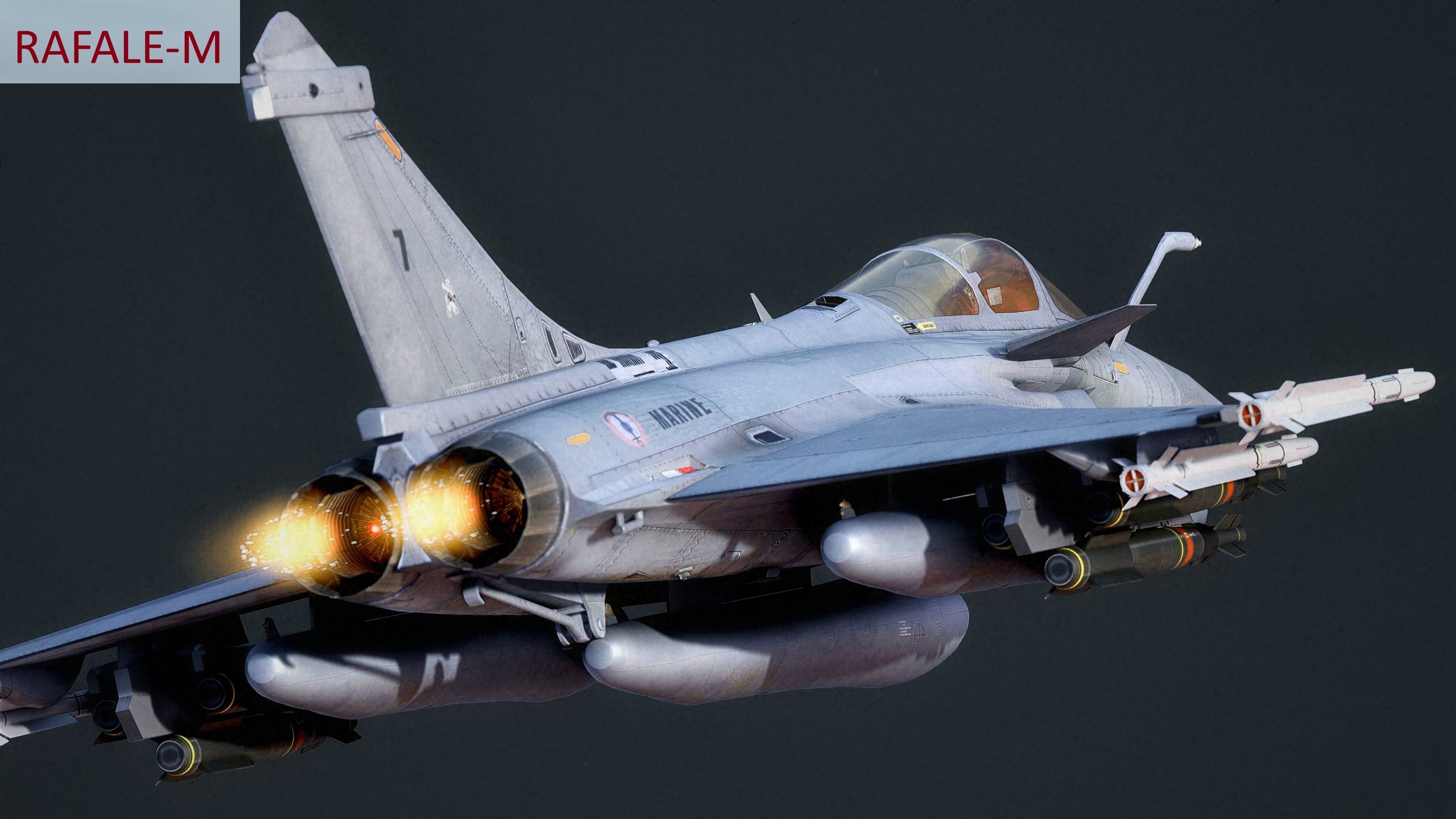 Dassault Rafale Collection - Rigged-High Resolution Cocpit Low-poly 3D model_31