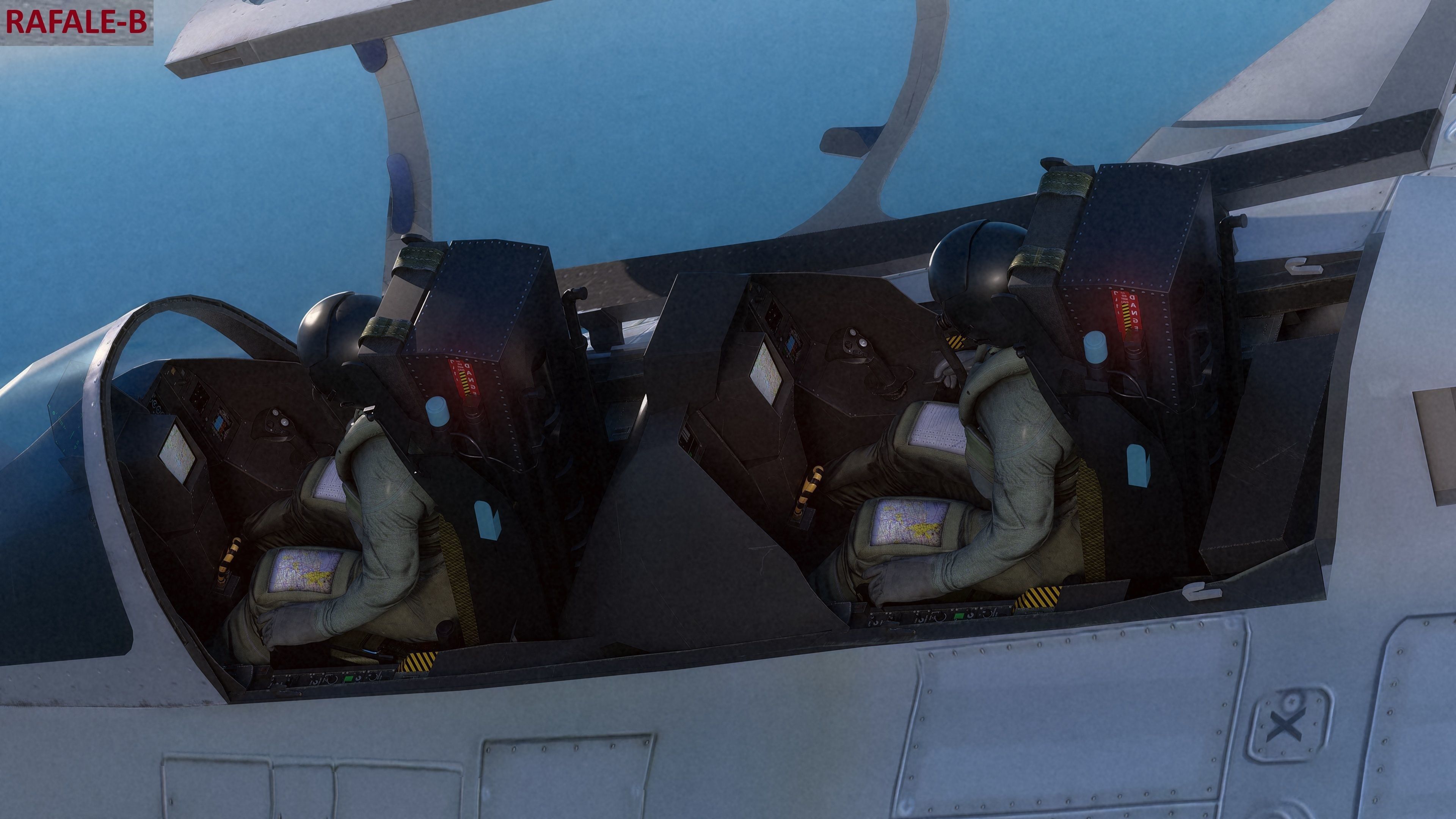 Dassault Rafale Collection - Rigged-High Resolution Cocpit Low-poly 3D model_52