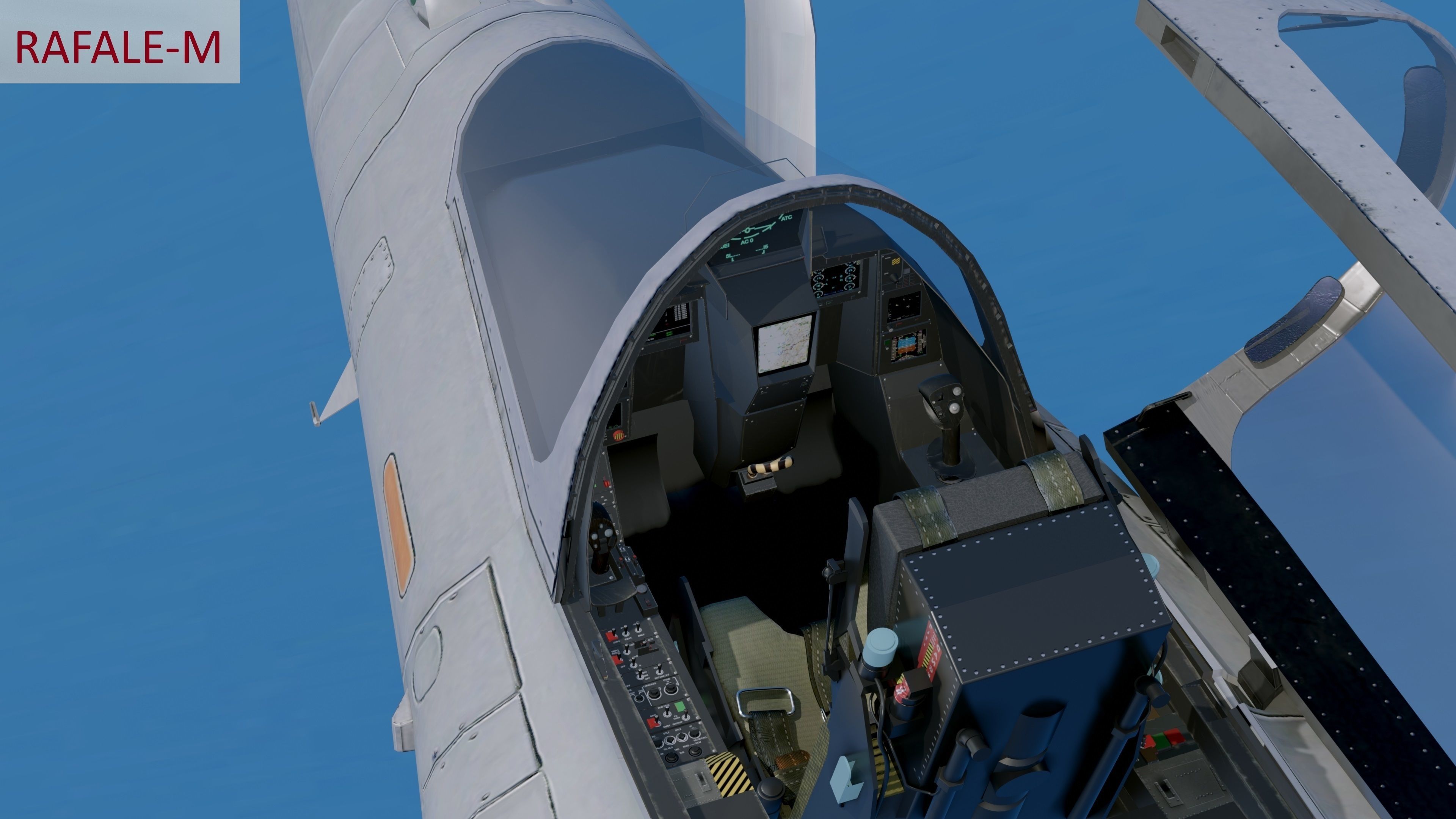 Dassault Rafale Collection - Rigged-High Resolution Cocpit Low-poly 3D model_37