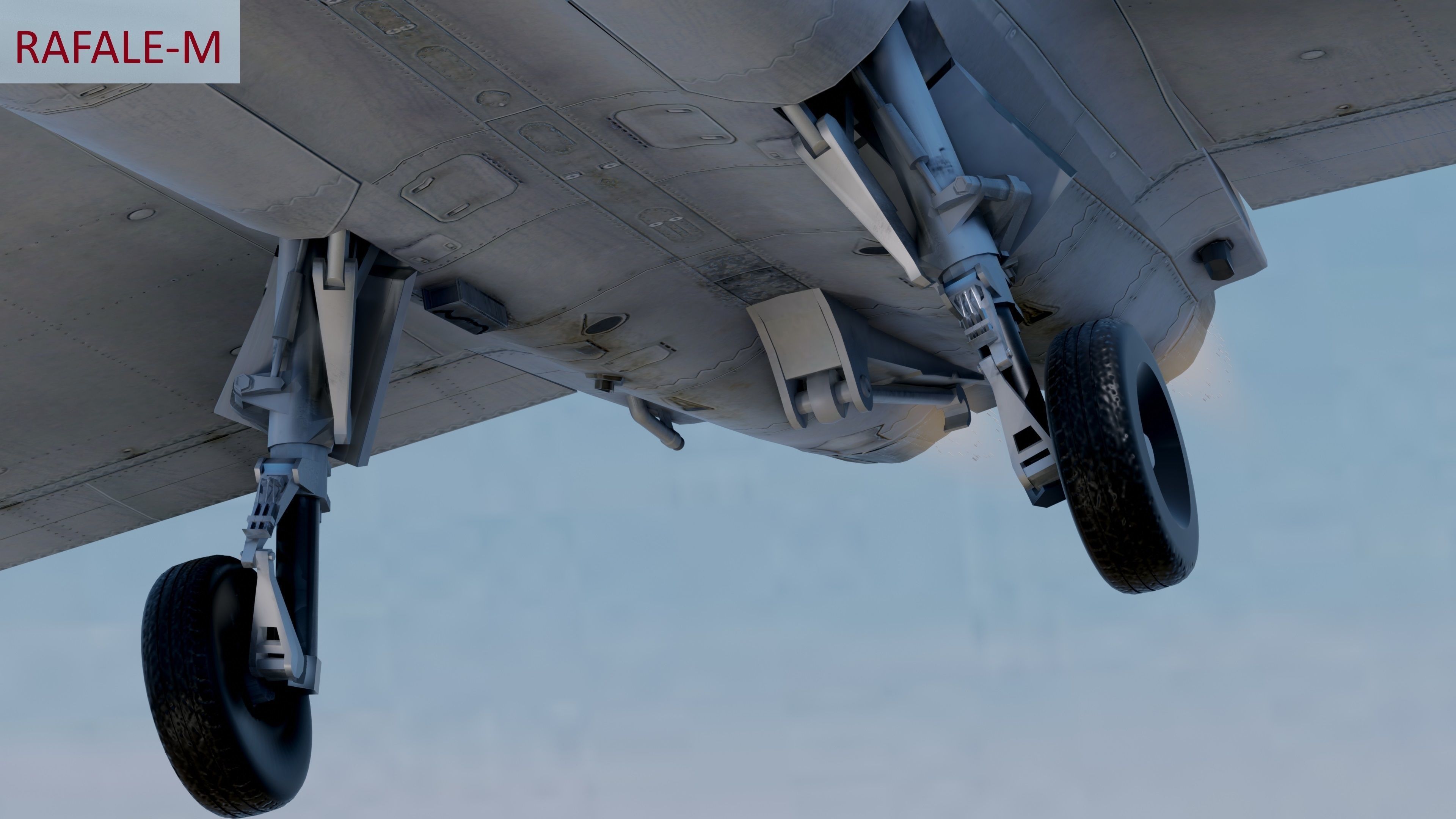 Dassault Rafale Collection - Rigged-High Resolution Cocpit Low-poly 3D model_29