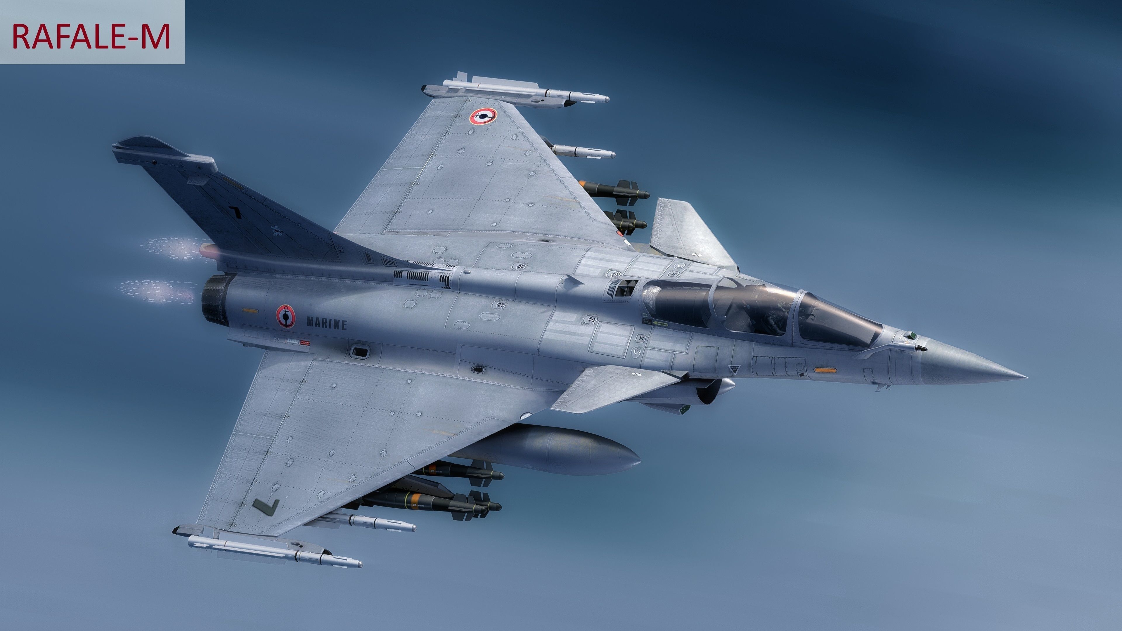 Dassault Rafale Collection - Rigged-High Resolution Cocpit Low-poly 3D model_34