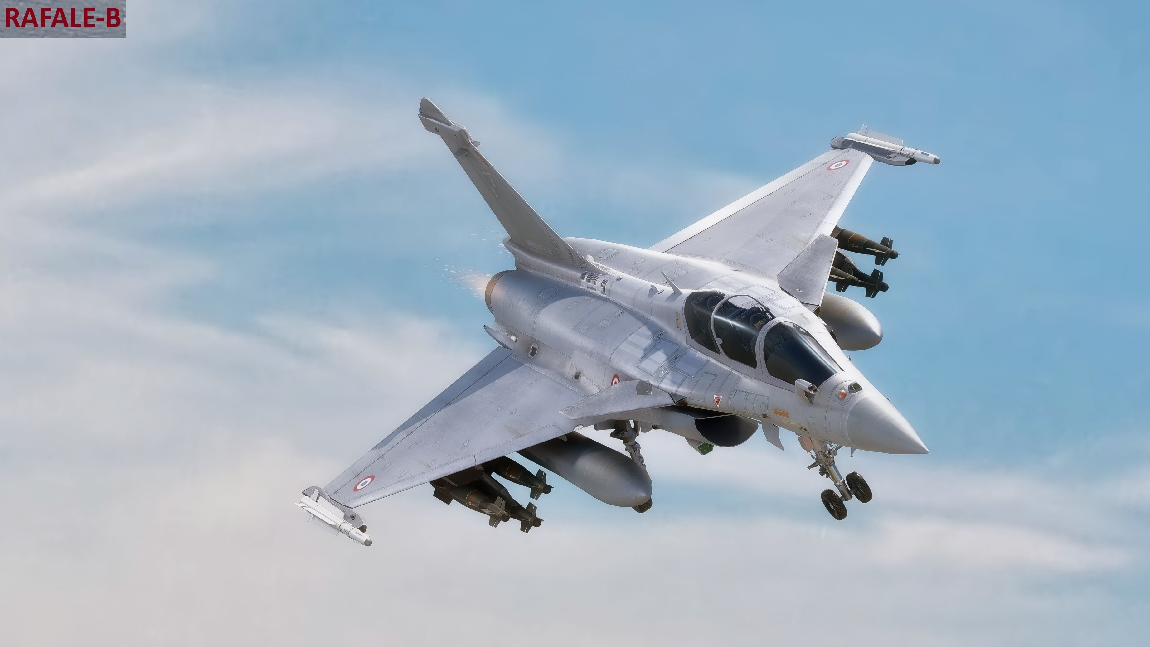 Dassault Rafale Collection - Rigged-High Resolution Cocpit Low-poly 3D model_42