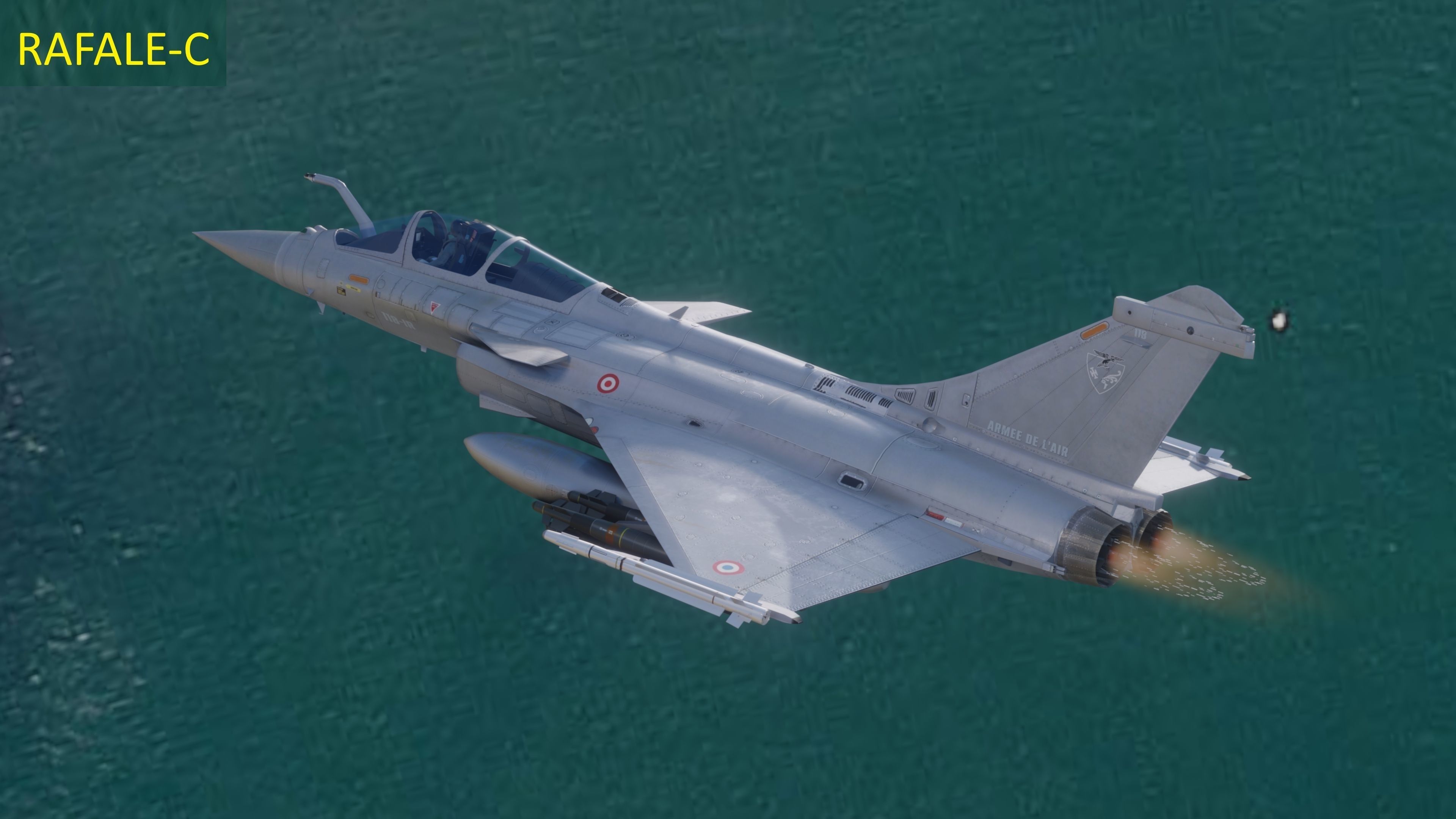 Dassault Rafale Collection - Rigged-High Resolution Cocpit Low-poly 3D model_14