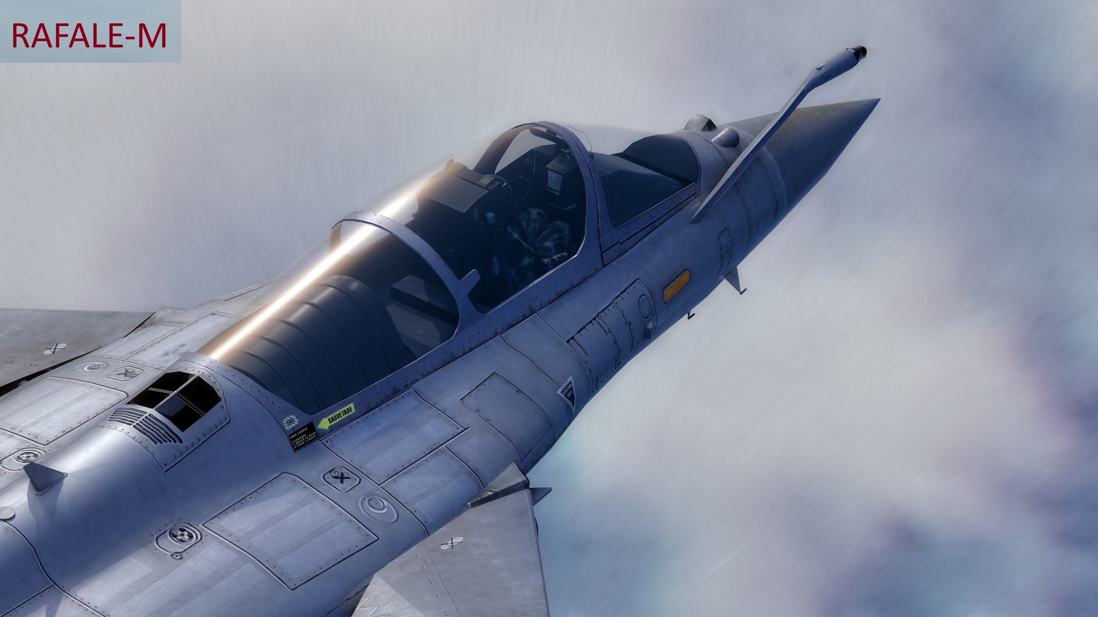 Dassault Rafale Collection - Rigged-High Resolution Cocpit Low-poly 3D model_36