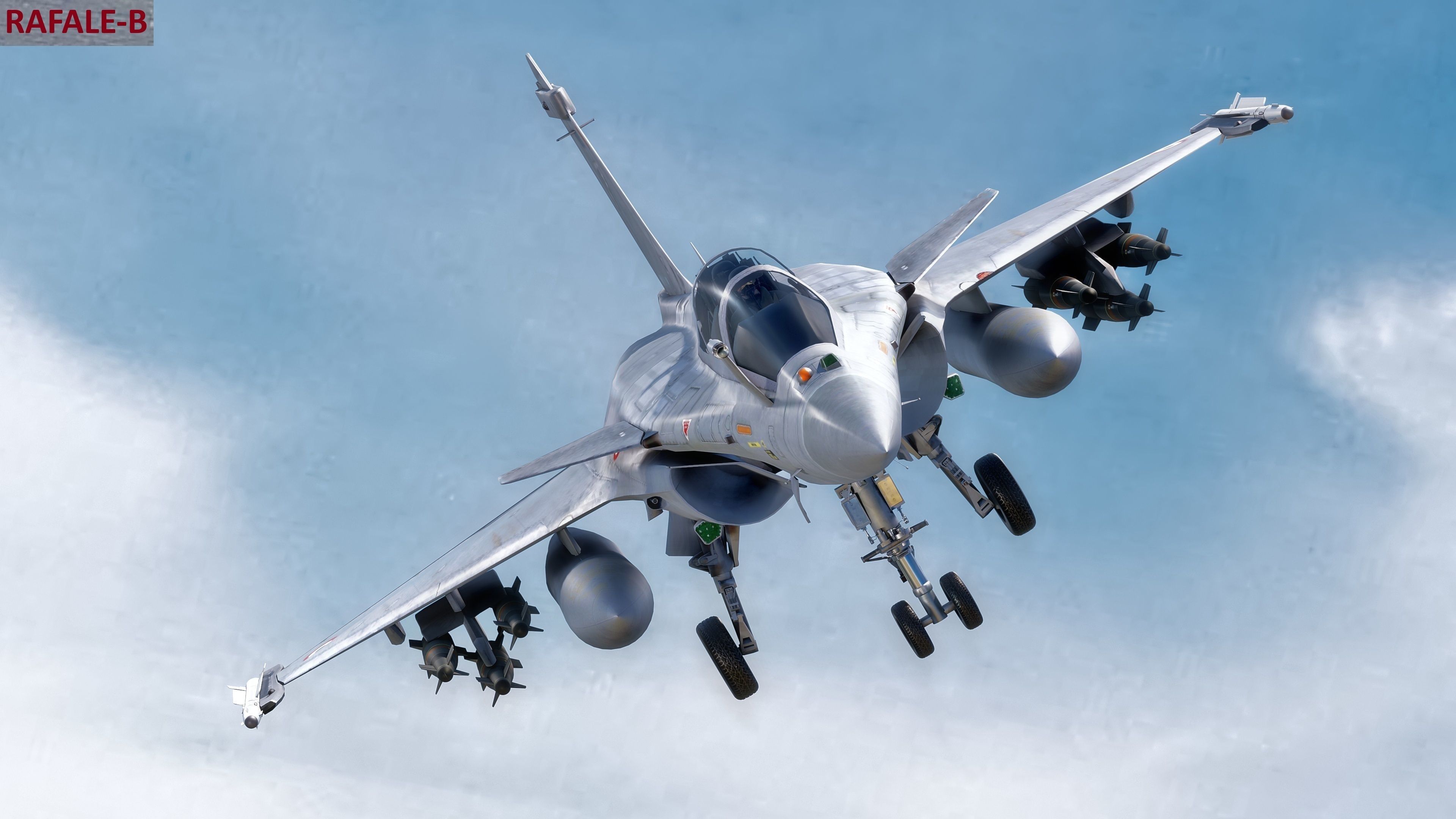 Dassault Rafale Collection - Rigged-High Resolution Cocpit Low-poly 3D model_43