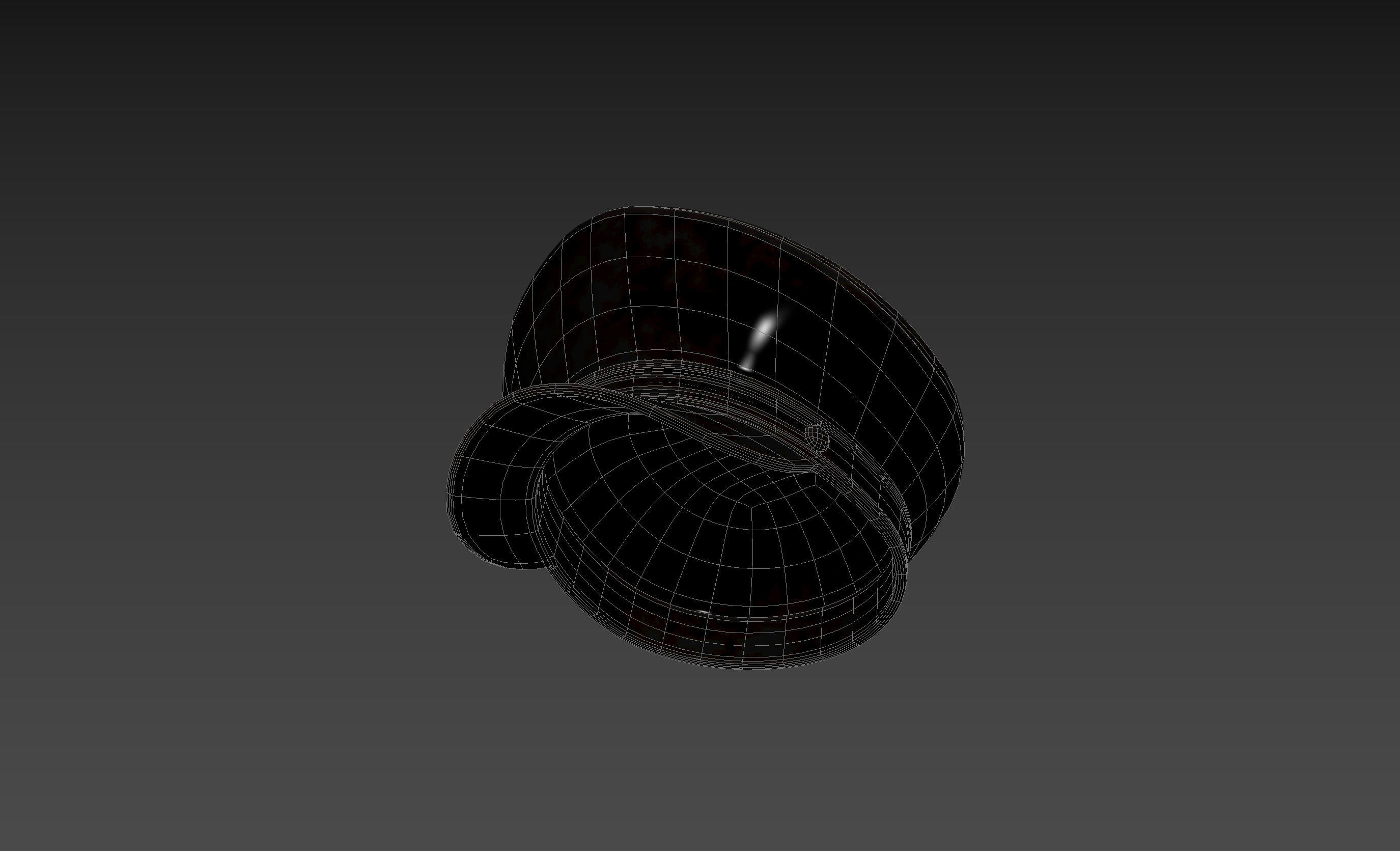 Prop052 Leather Hat 3D model_22
