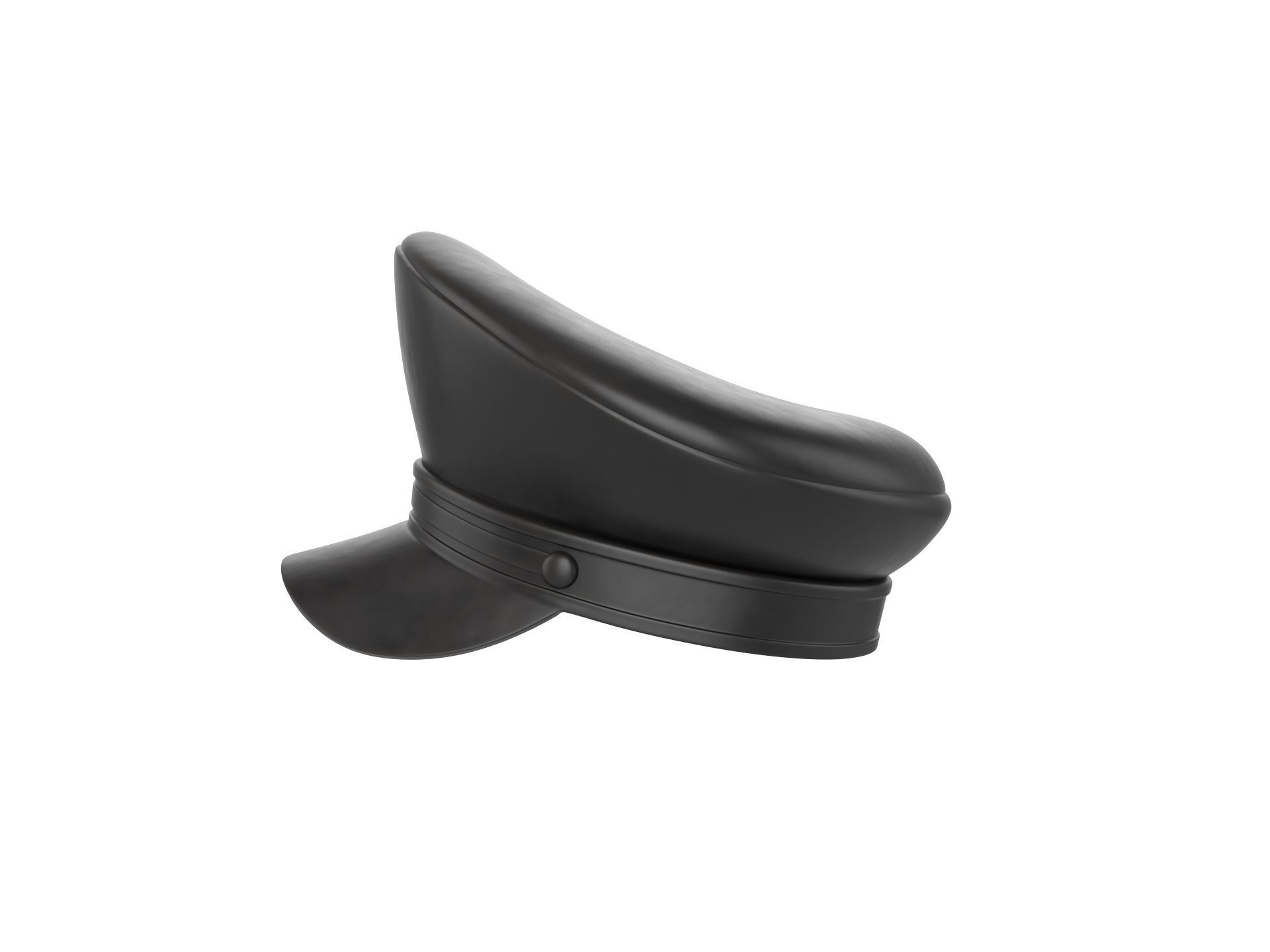 Prop052 Leather Hat 3D model_7