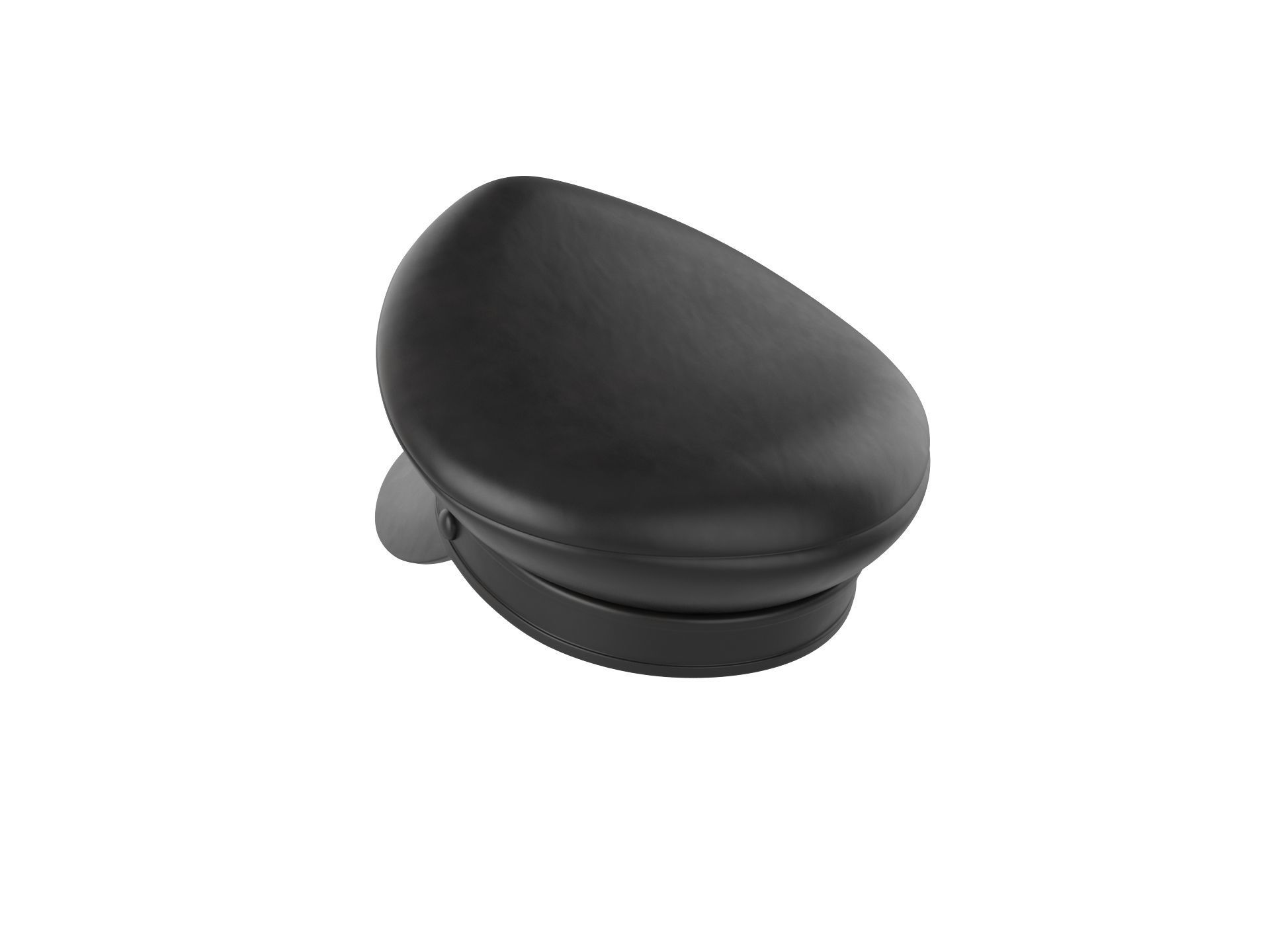 Prop052 Leather Hat 3D model_6