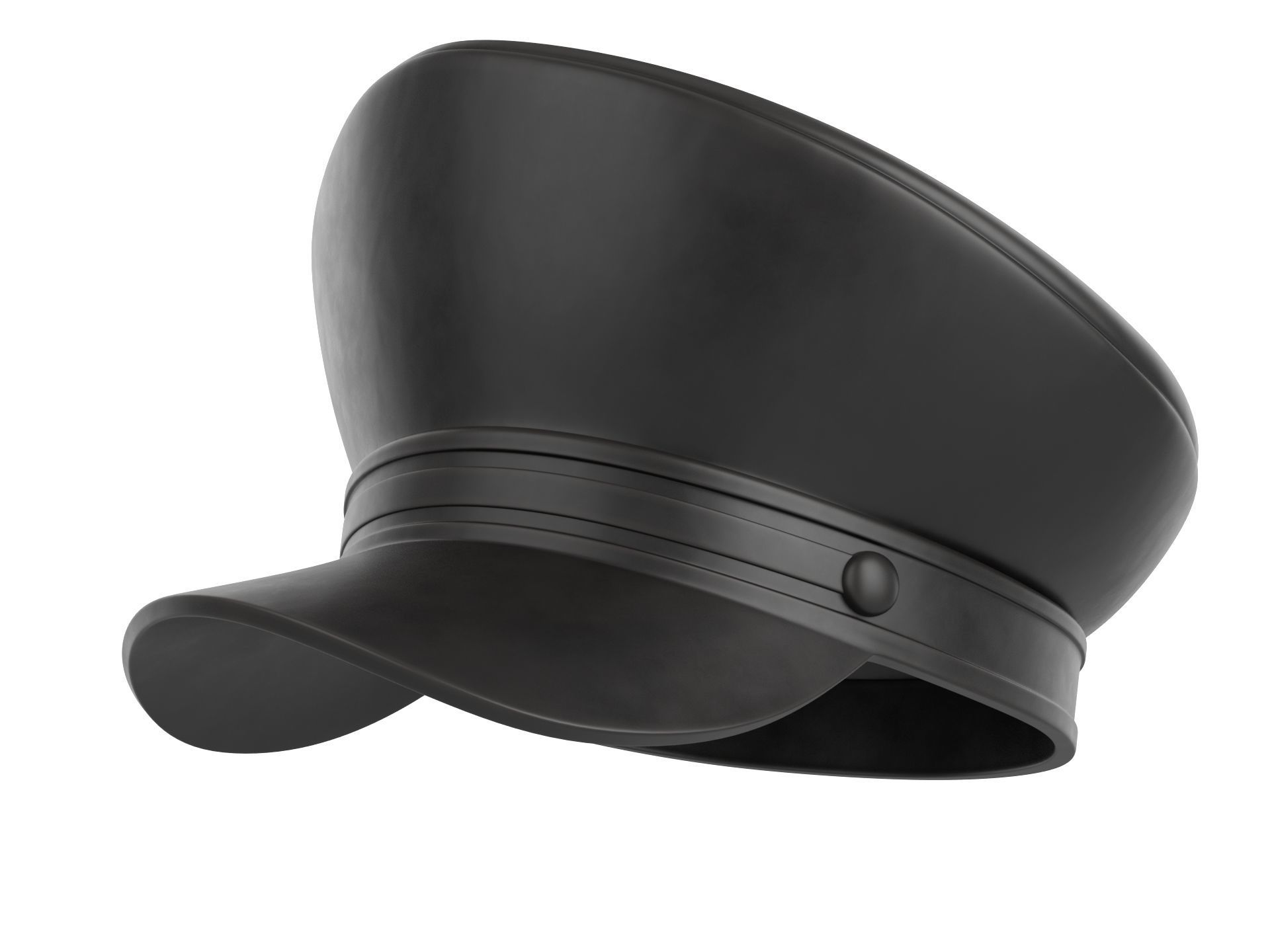 Prop052 Leather Hat 3D model_8