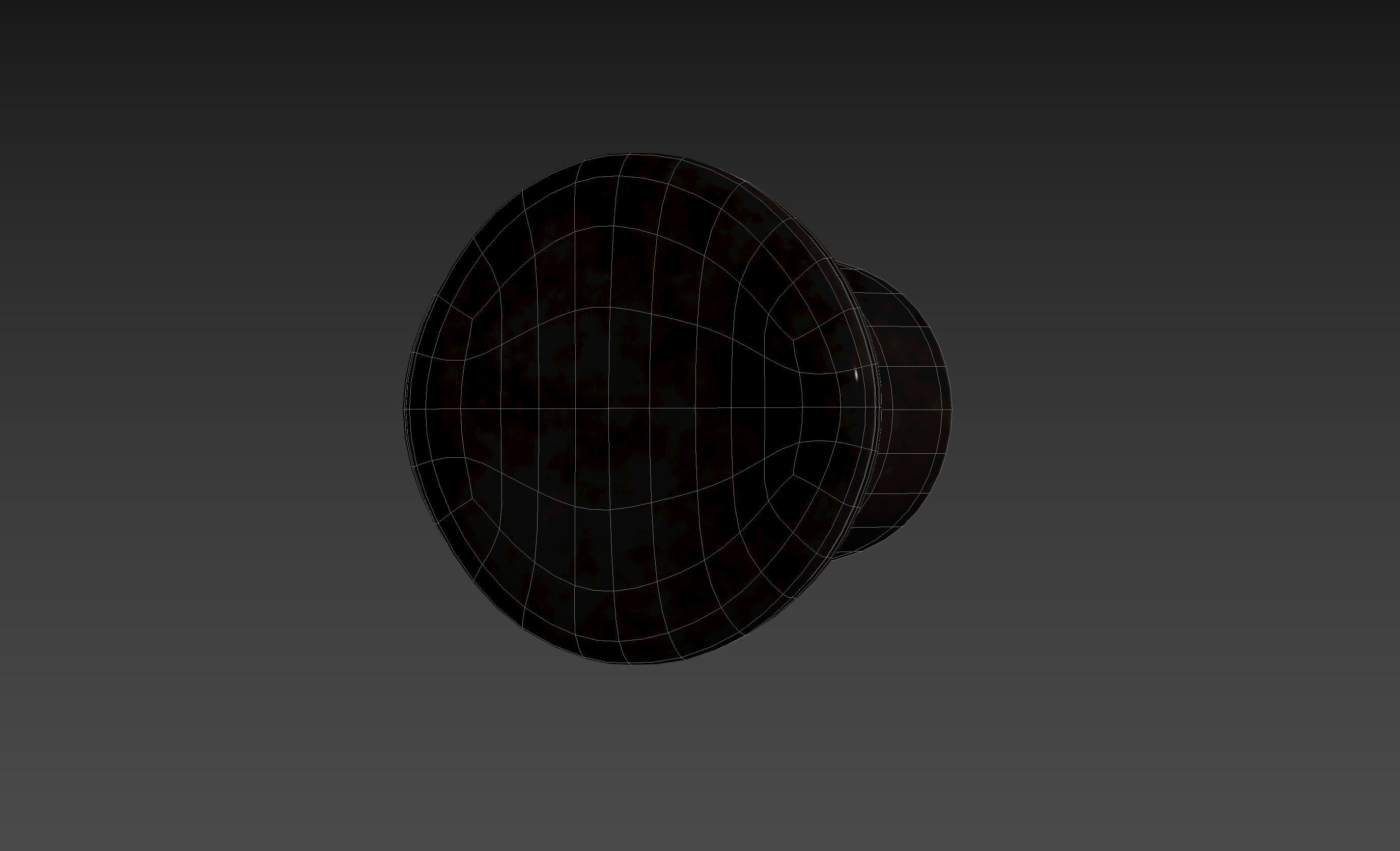 Prop052 Leather Hat 3D model_15