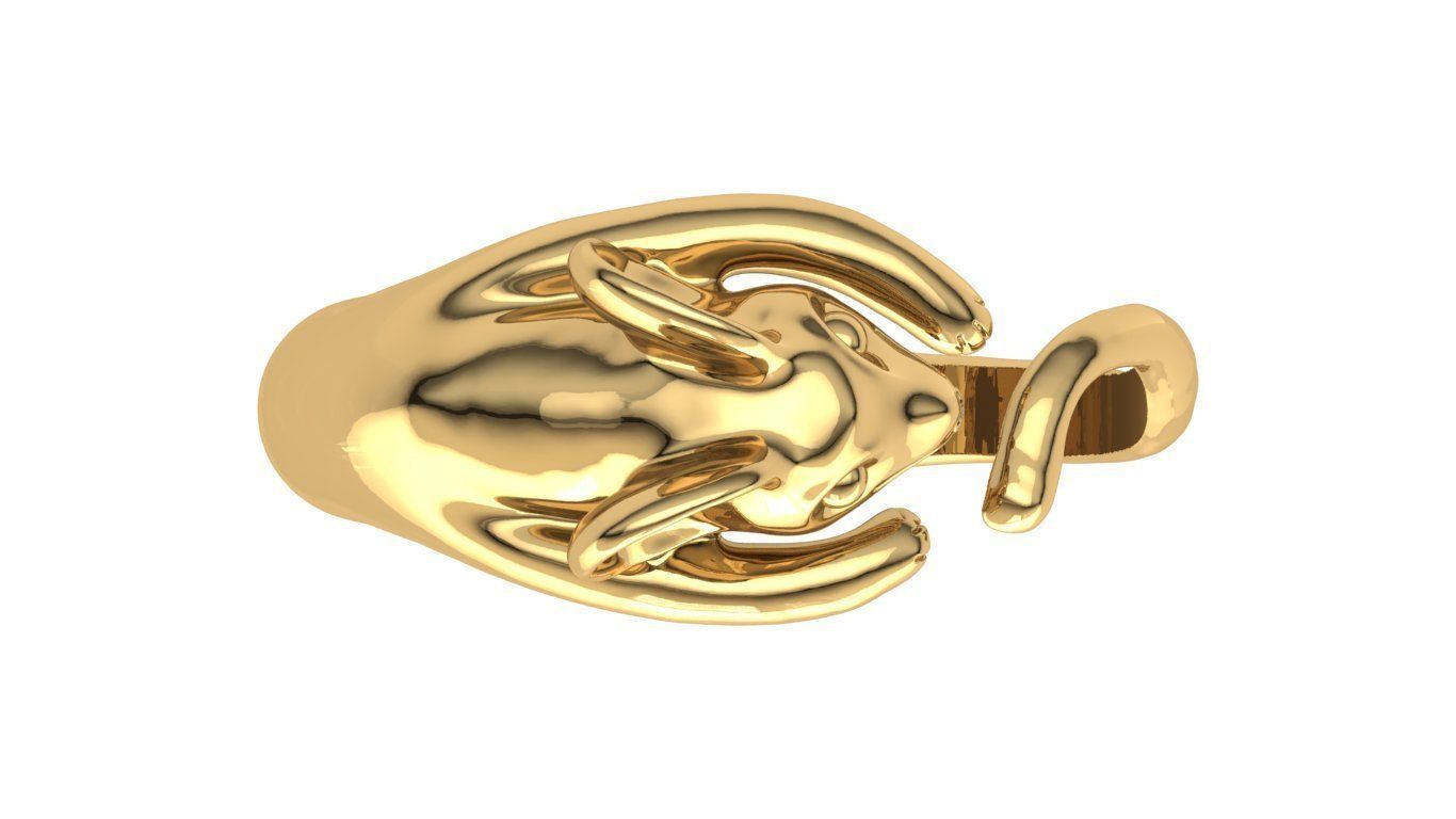 Little Mouse Ring 3D model_4