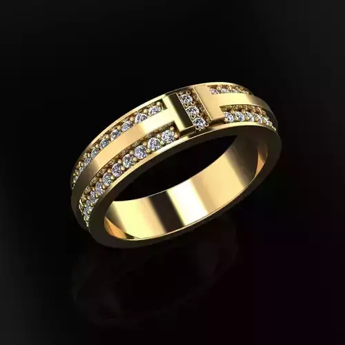 Tiffany T Ring 3D print model