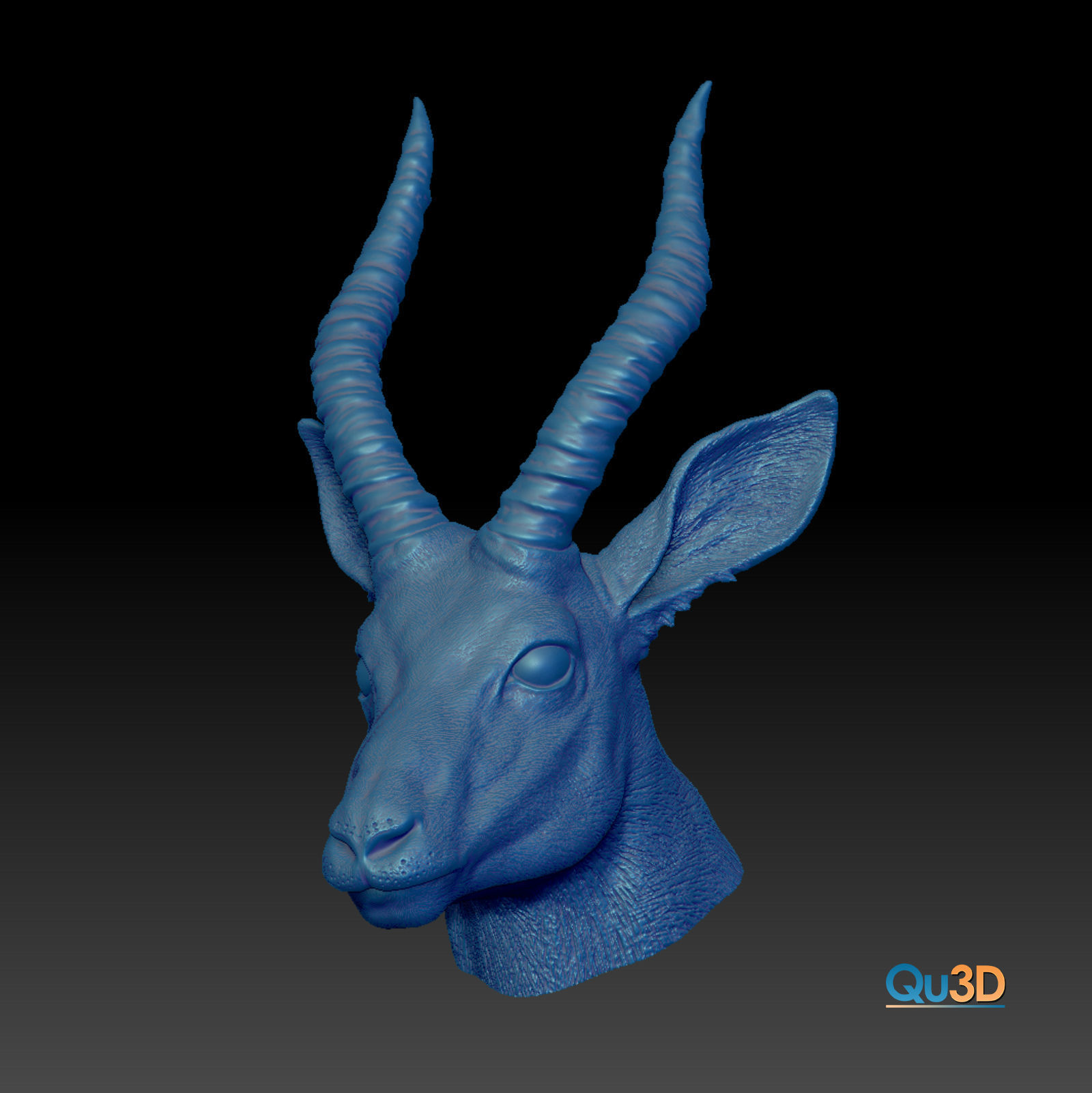 Impalla Antelope-High-end 3D print model High-polygon 3D print model_5