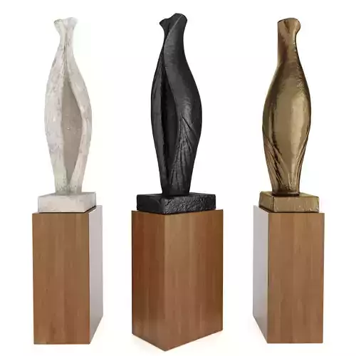 Flower bud sculpture